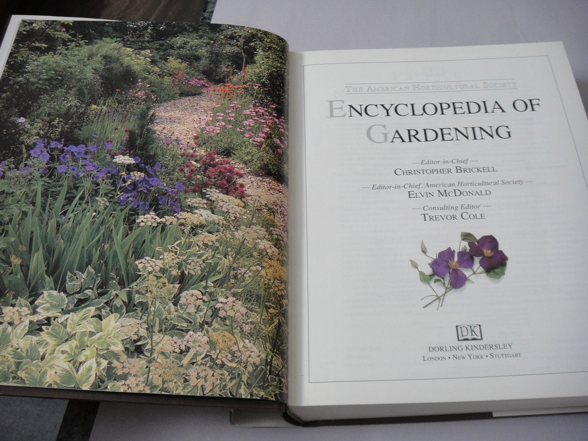 American Horticultural Society Encyclopedia of Gardening,Used