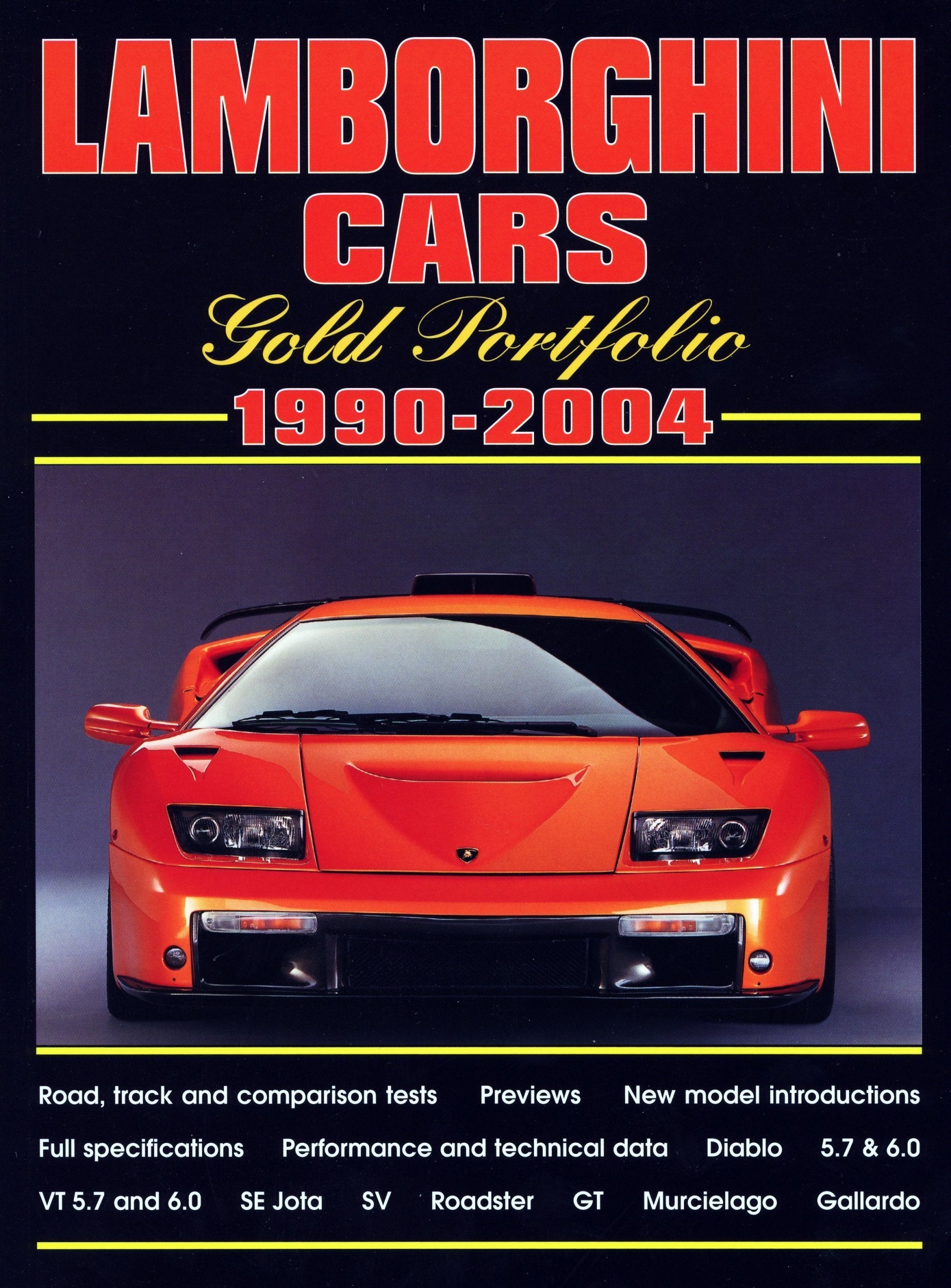 Lamborghini Cars 19902004 Gold Portfolio,Used