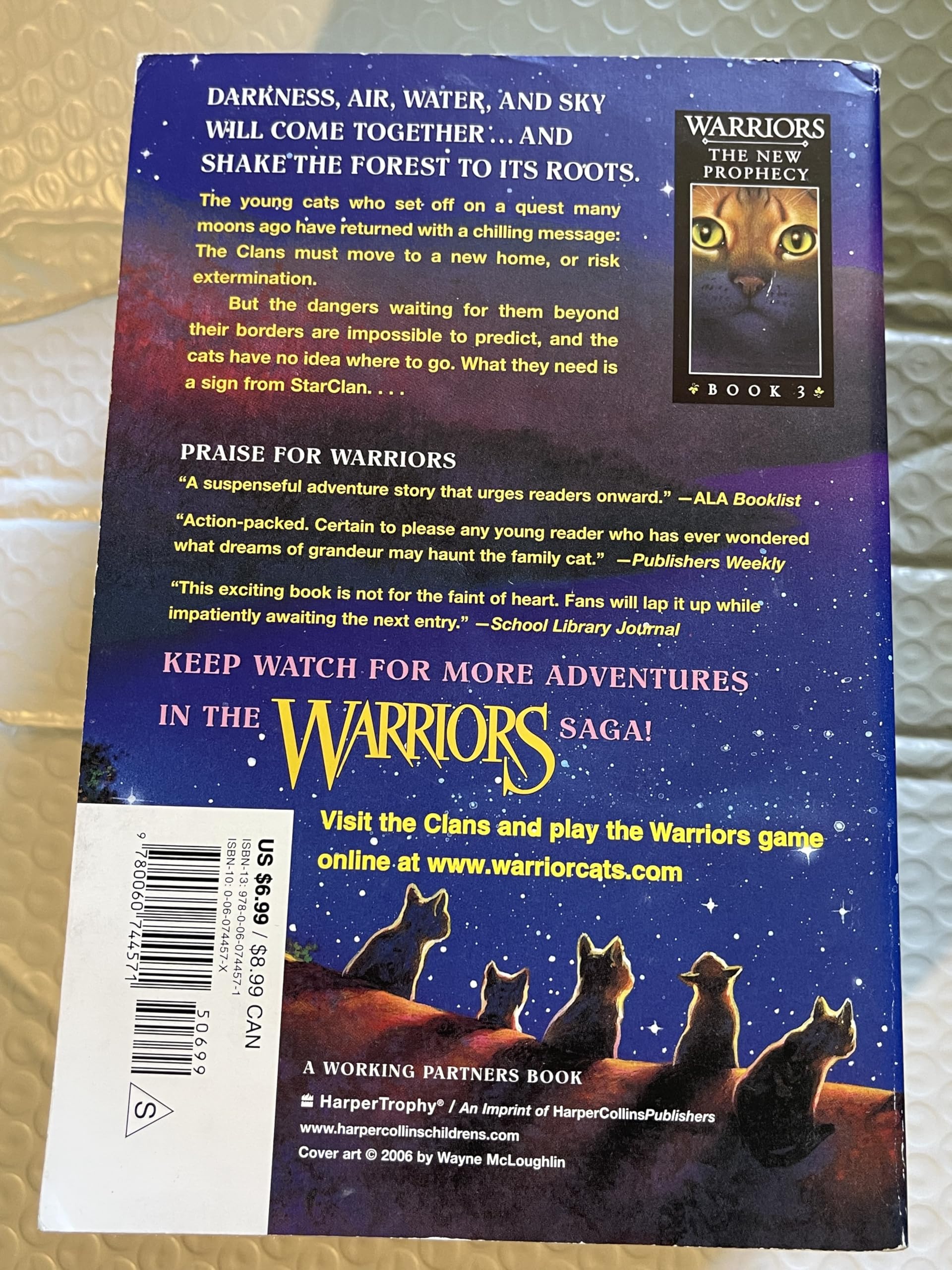 Warriors: The New Prophecy Box Set: Volumes 1 to 6,Used