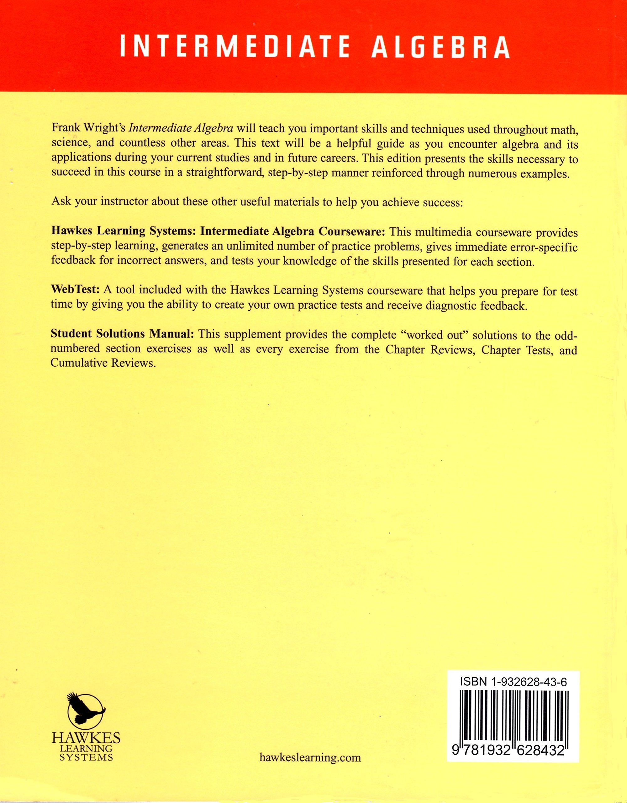 Intermediate Algebra, 6th Edition,New