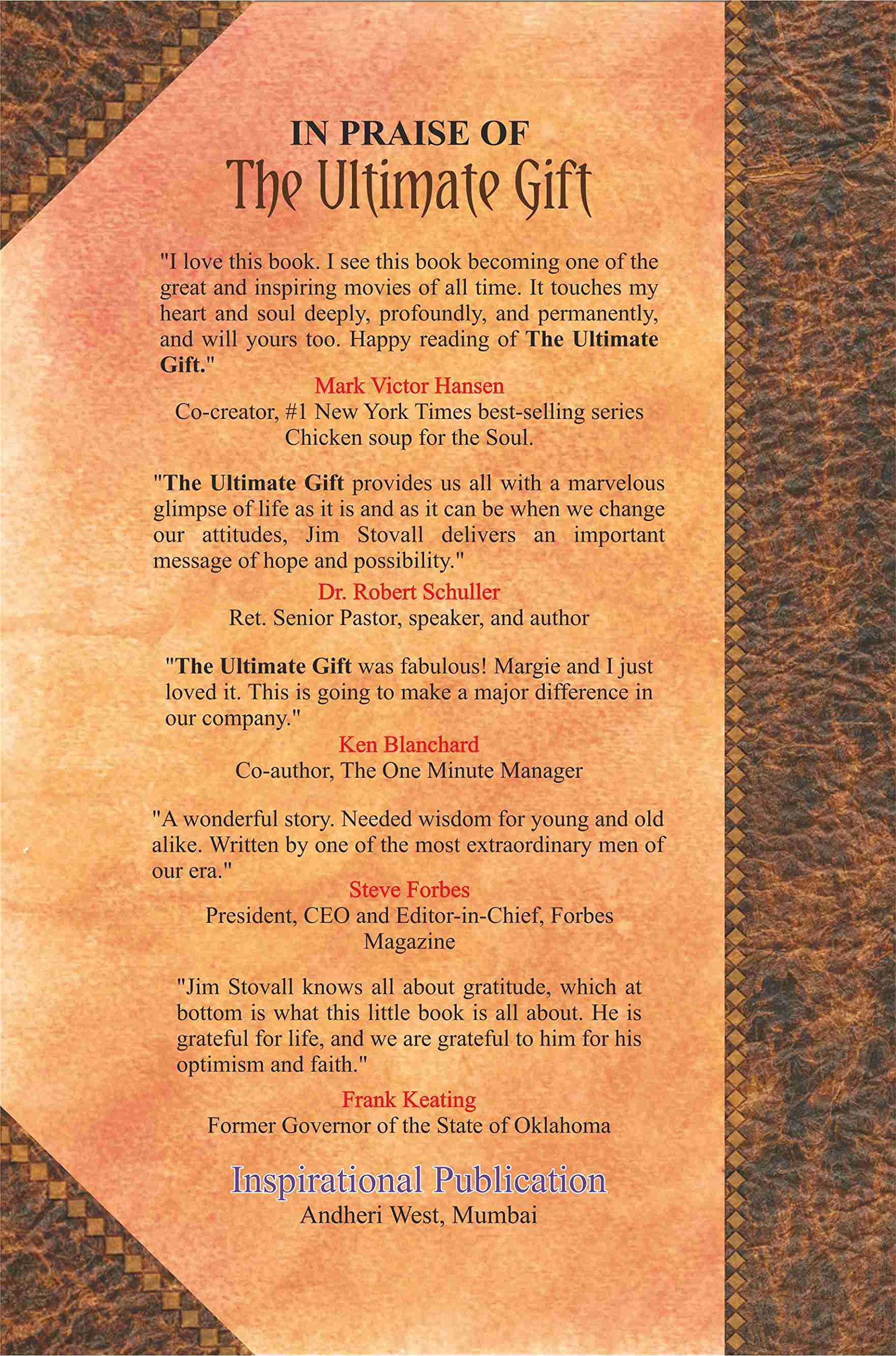 The Ultimate Gift: A Novel,New
