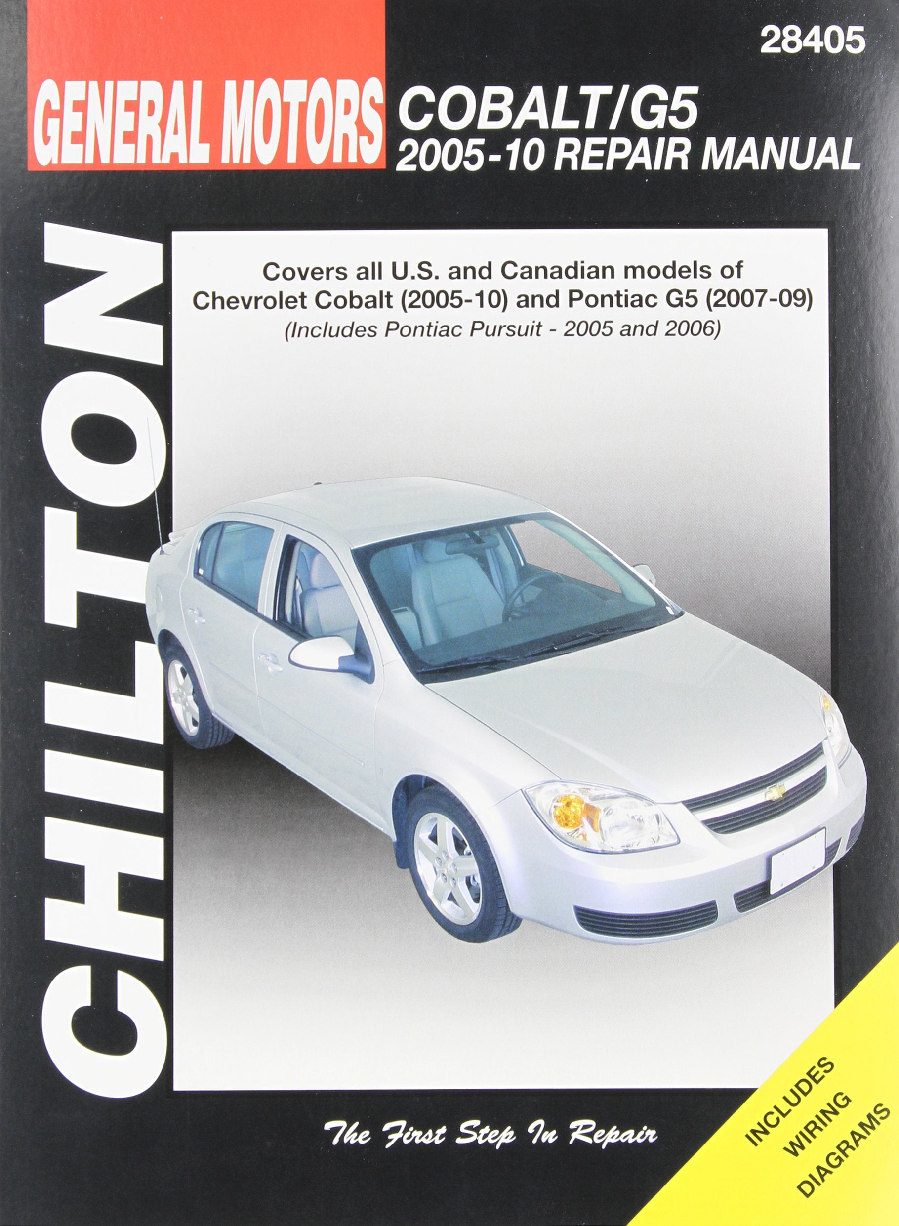 Chilton Total Car Care GM: Chevrolet Cobalt, 200510 & Pontiac G5, 200709 & Pursuit 20052006 Repair Manual (Chilton's Total Ca,New