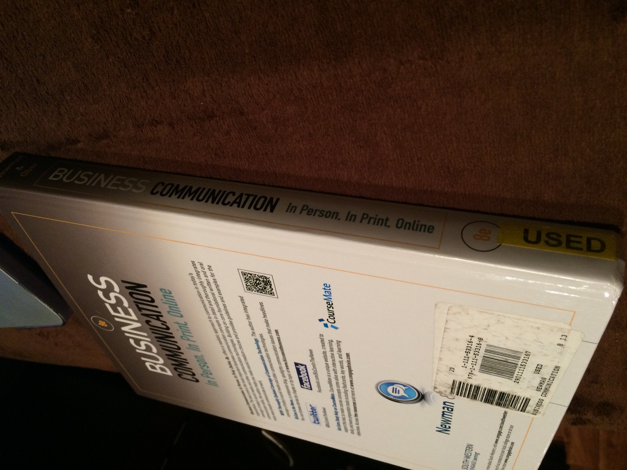 Business Communication: In Person, In Print, Online,Used