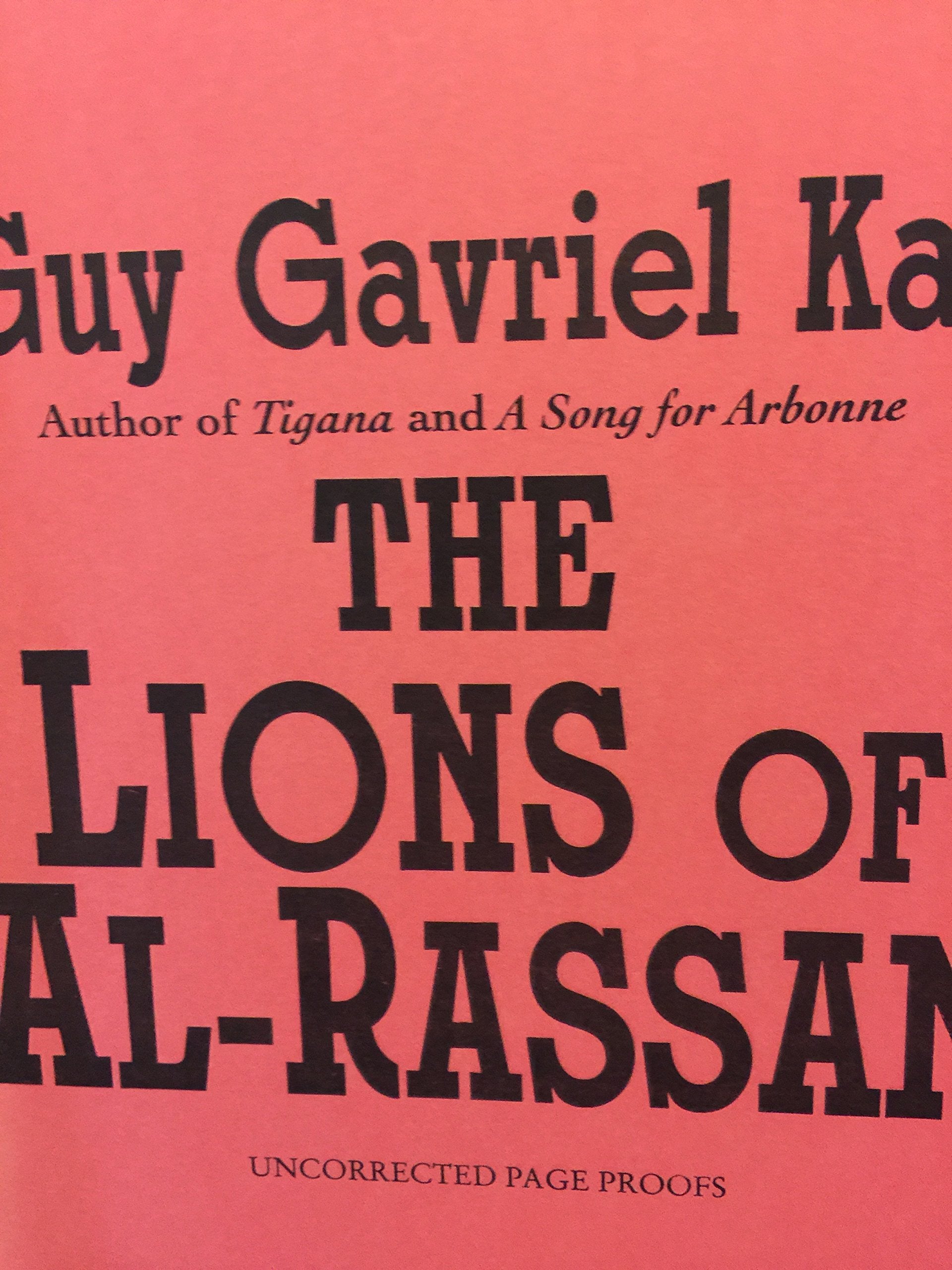 The Lions Of Alrassan,New
