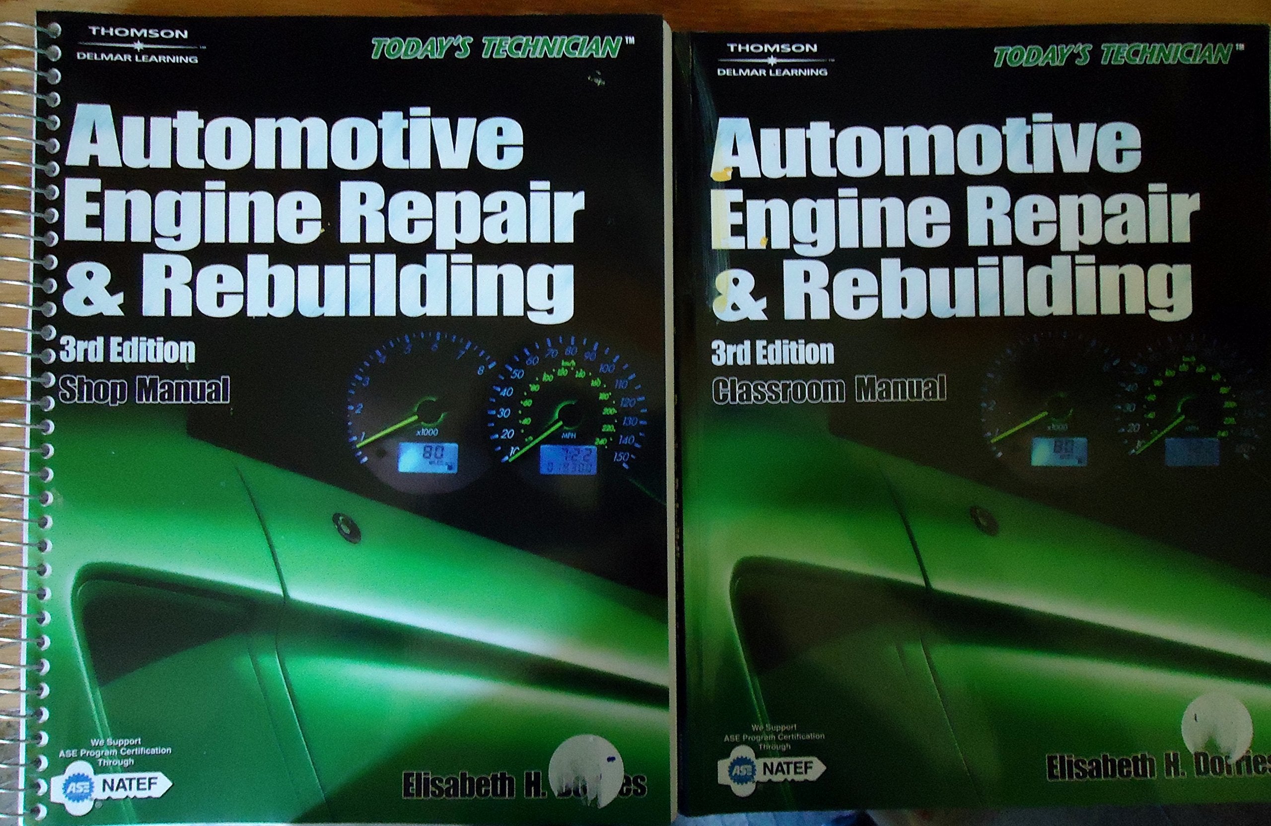 Automotive Engine Repair & Rebuilding (Today's Technician) (2 Volume Set),Used