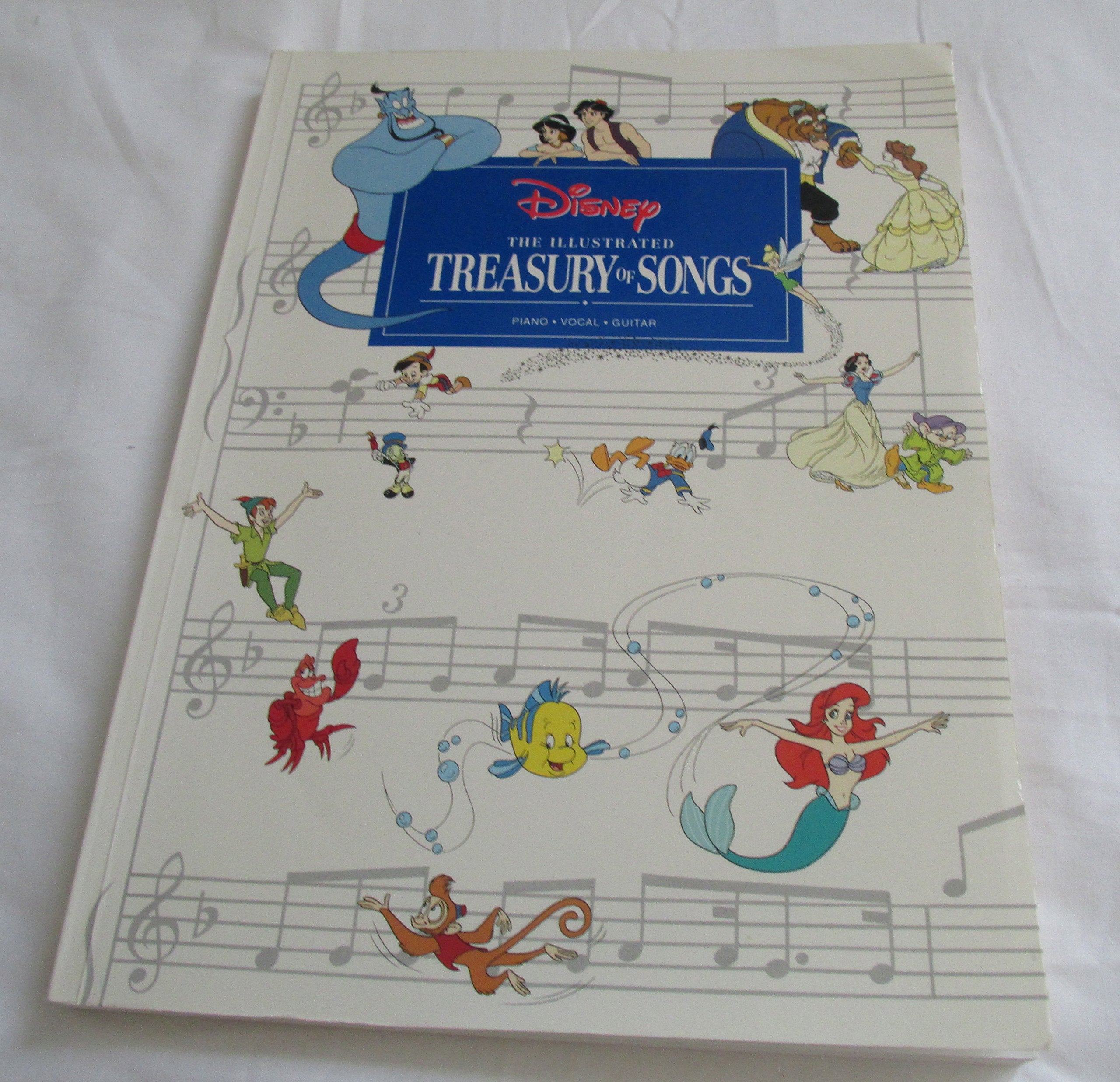 Disney: The Illustrated Treasury Of Songs : Piano, Vocal, Guitar,New