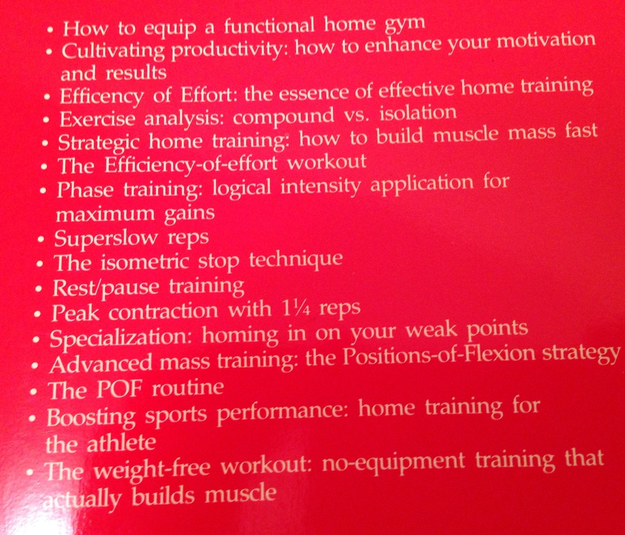 Ironmans Home Gym Handbook: A Complete Guide To Training At Home,Used