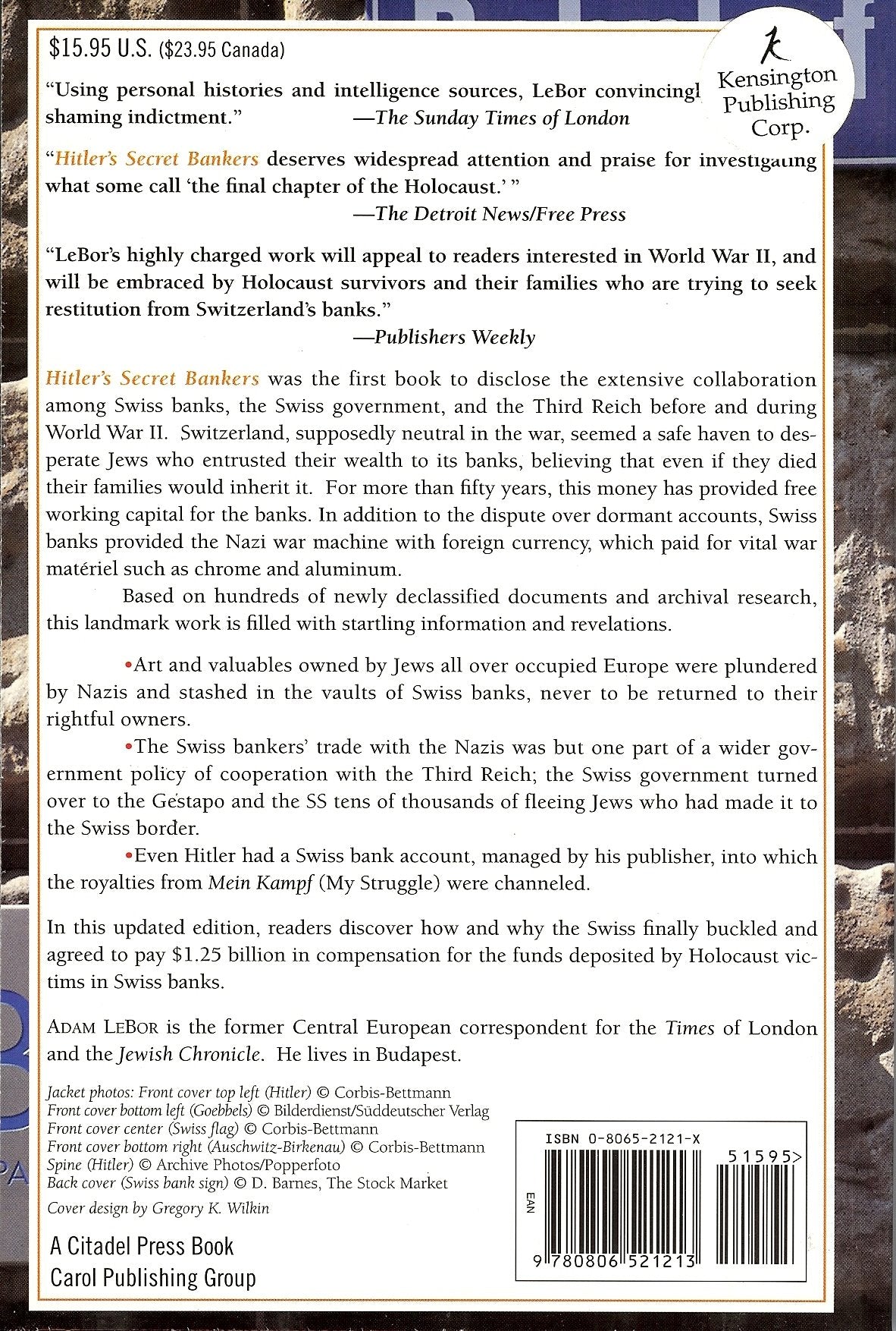 Hitler'S Secret Bankers: The Myth Of Swiss Neutrality During The Holocaust,Used