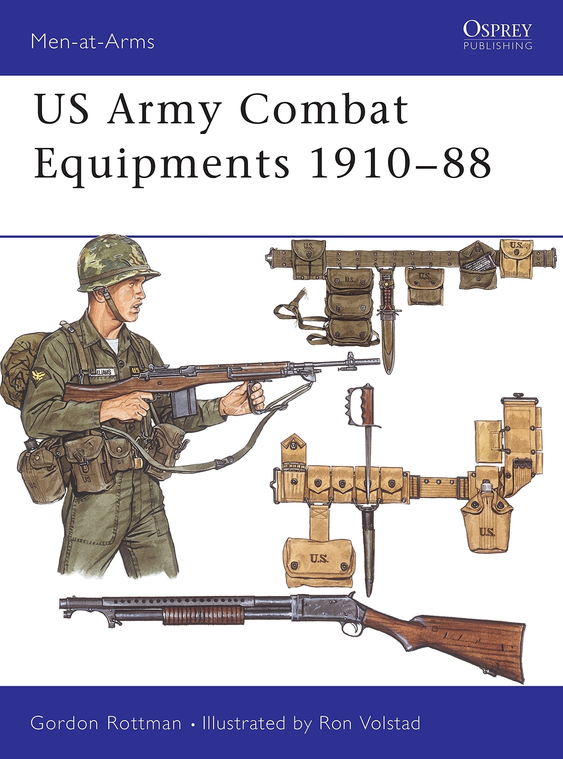U.S. Army Combat Equipments, 19101988 (MenAtArms Series, 205) (MenatArms, 205),Used