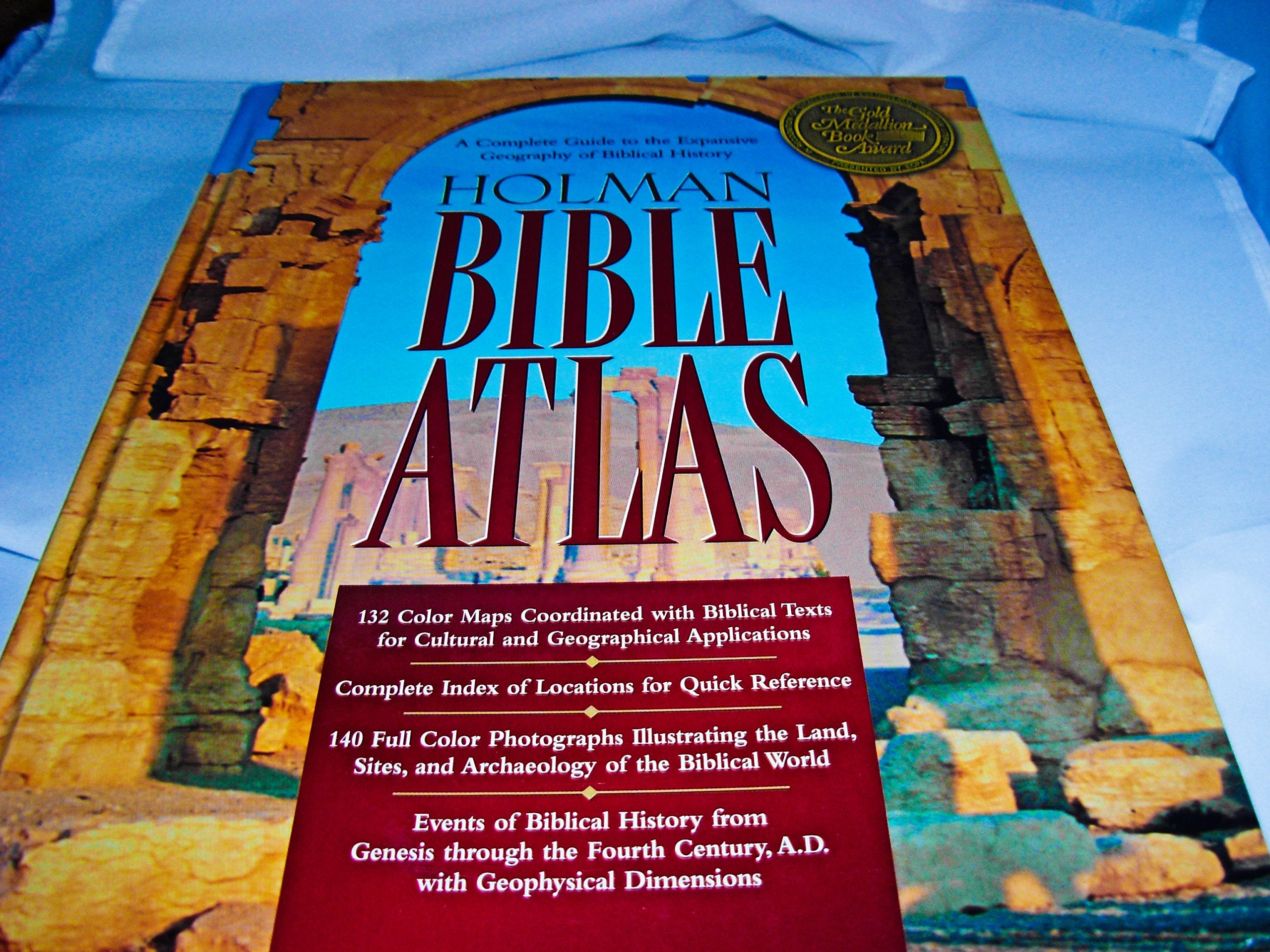 Holman Bible Atlas: A Complete Guide to the Expansive Geography of Biblical History,Used