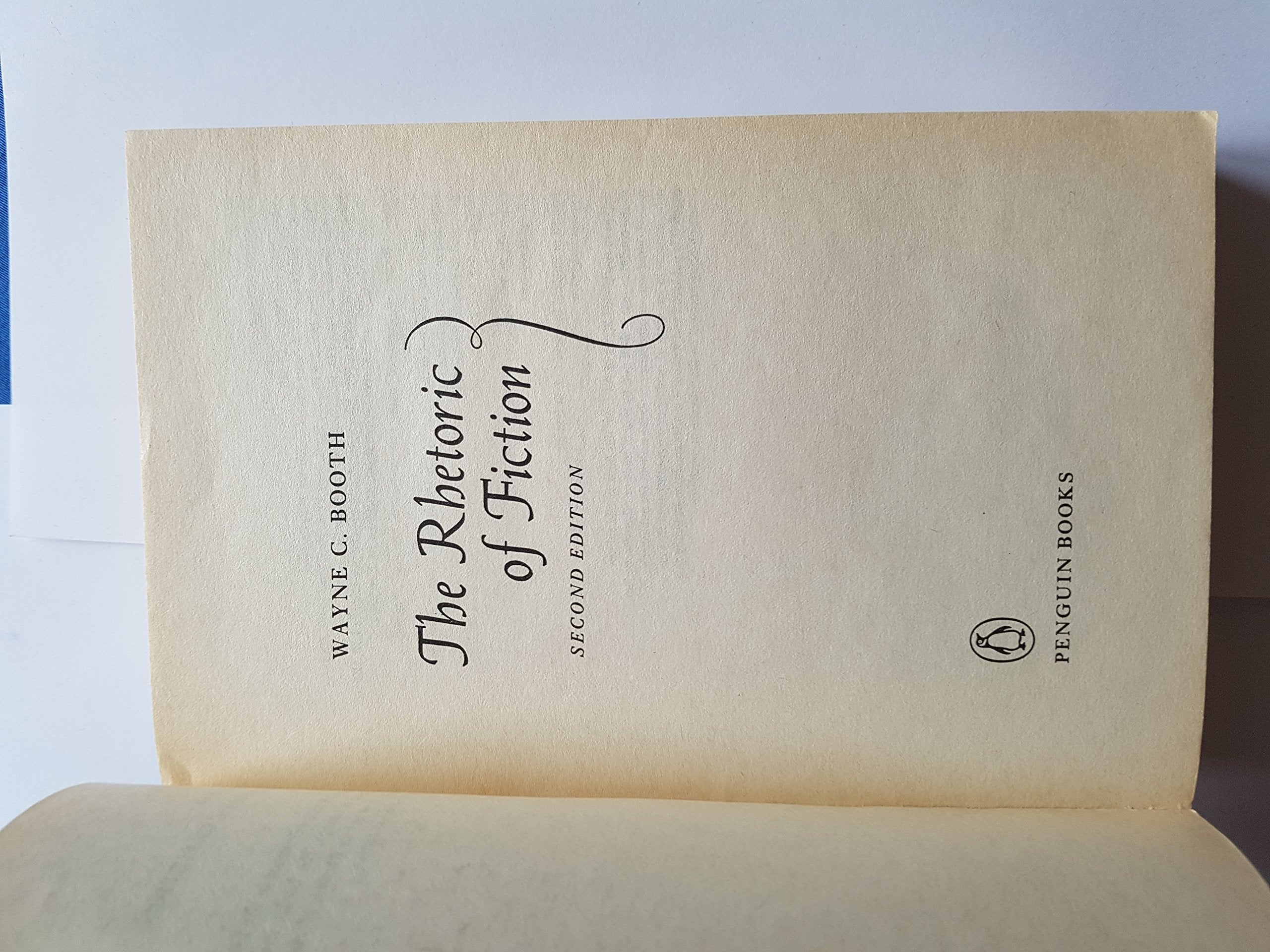 The Rhetoric of Fiction,New