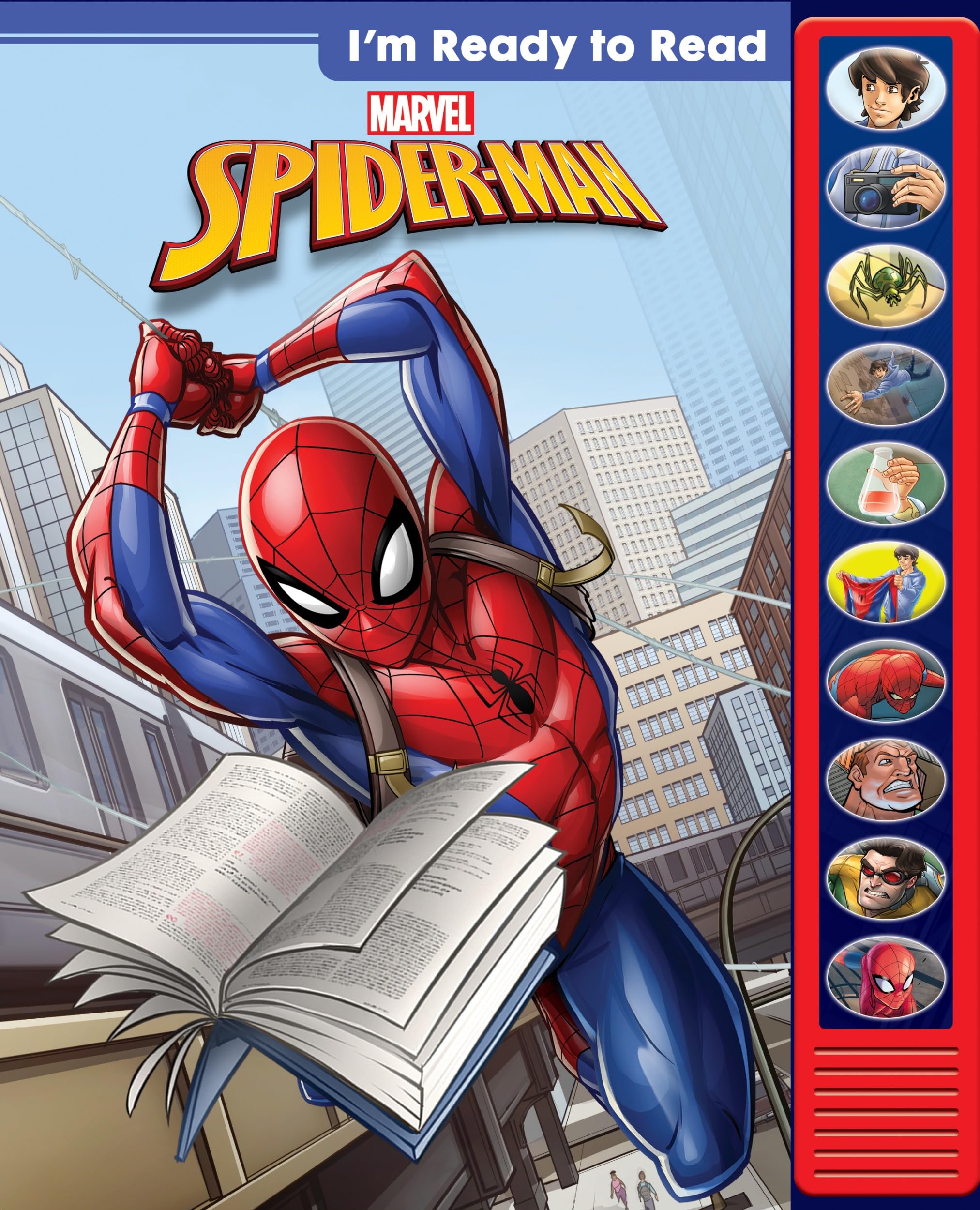 Marvel  I'm Ready to Read with SpiderMan  Interactive ReadAlong Sound Book  Great for Early Readers  PI Kids,Used