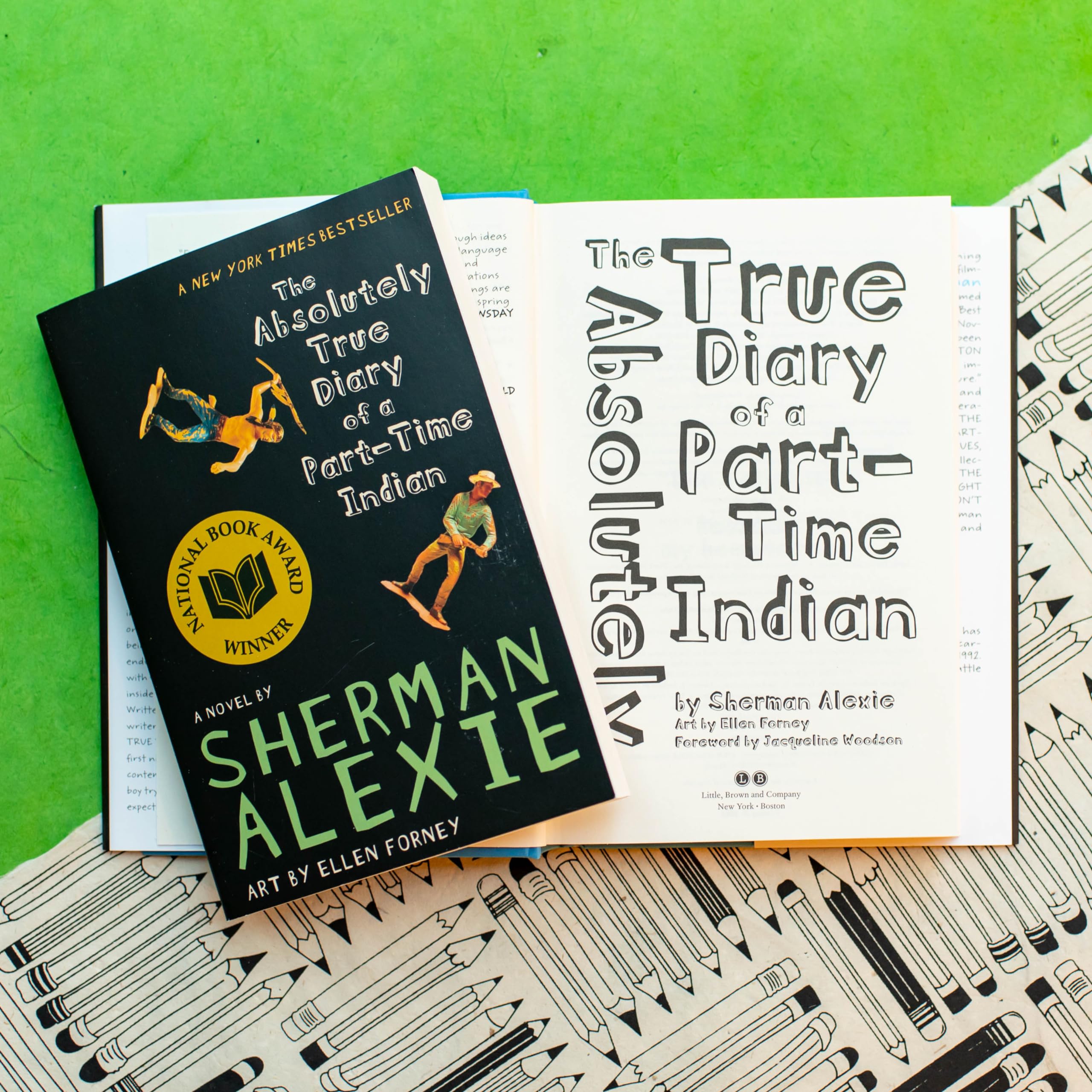 The Absolutely True Diary of a PartTime Indian (National Book Award Winner),Used