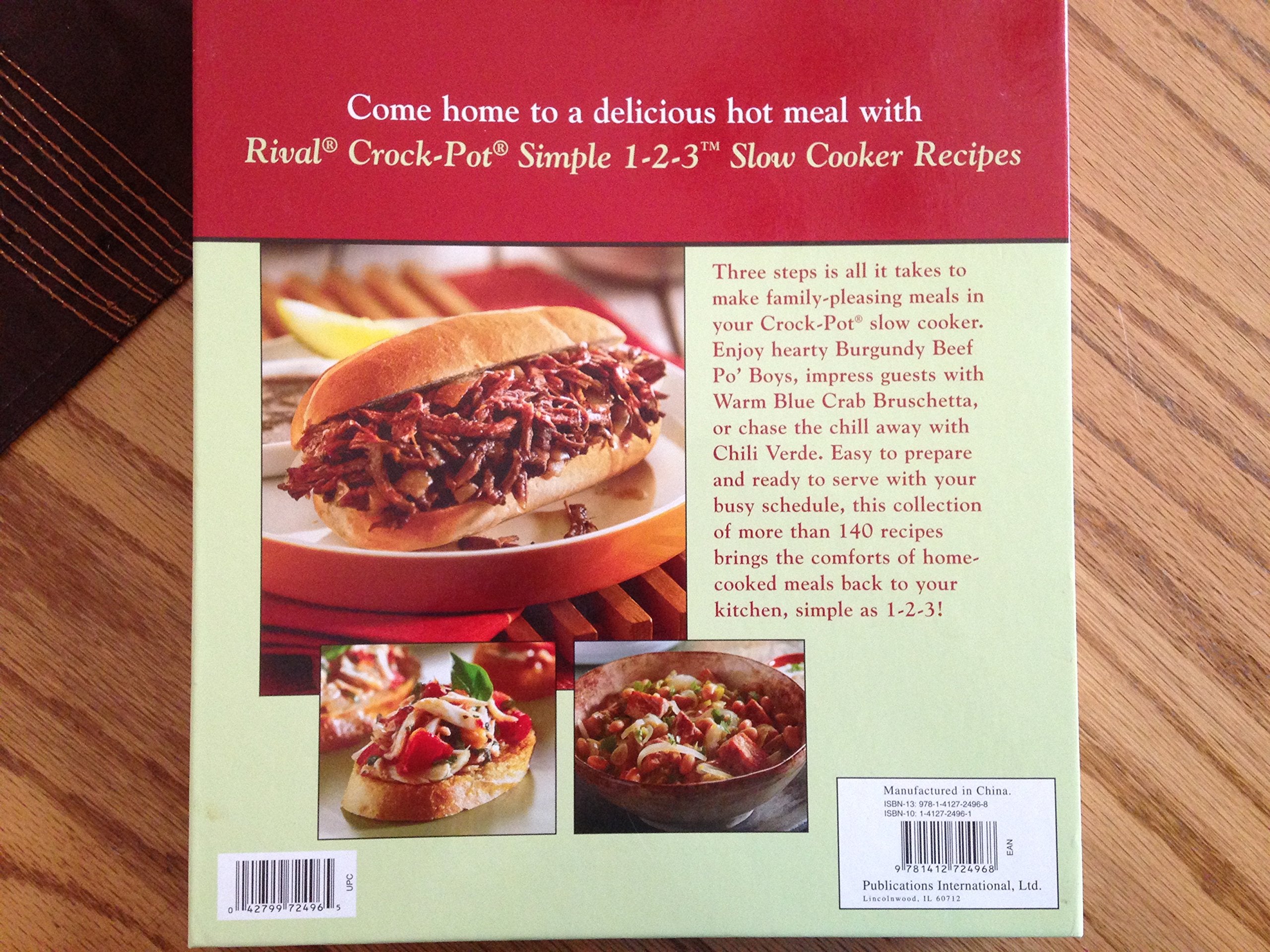 Rival Crock Pot: Slow Cooker Recipes (Simple123),Used
