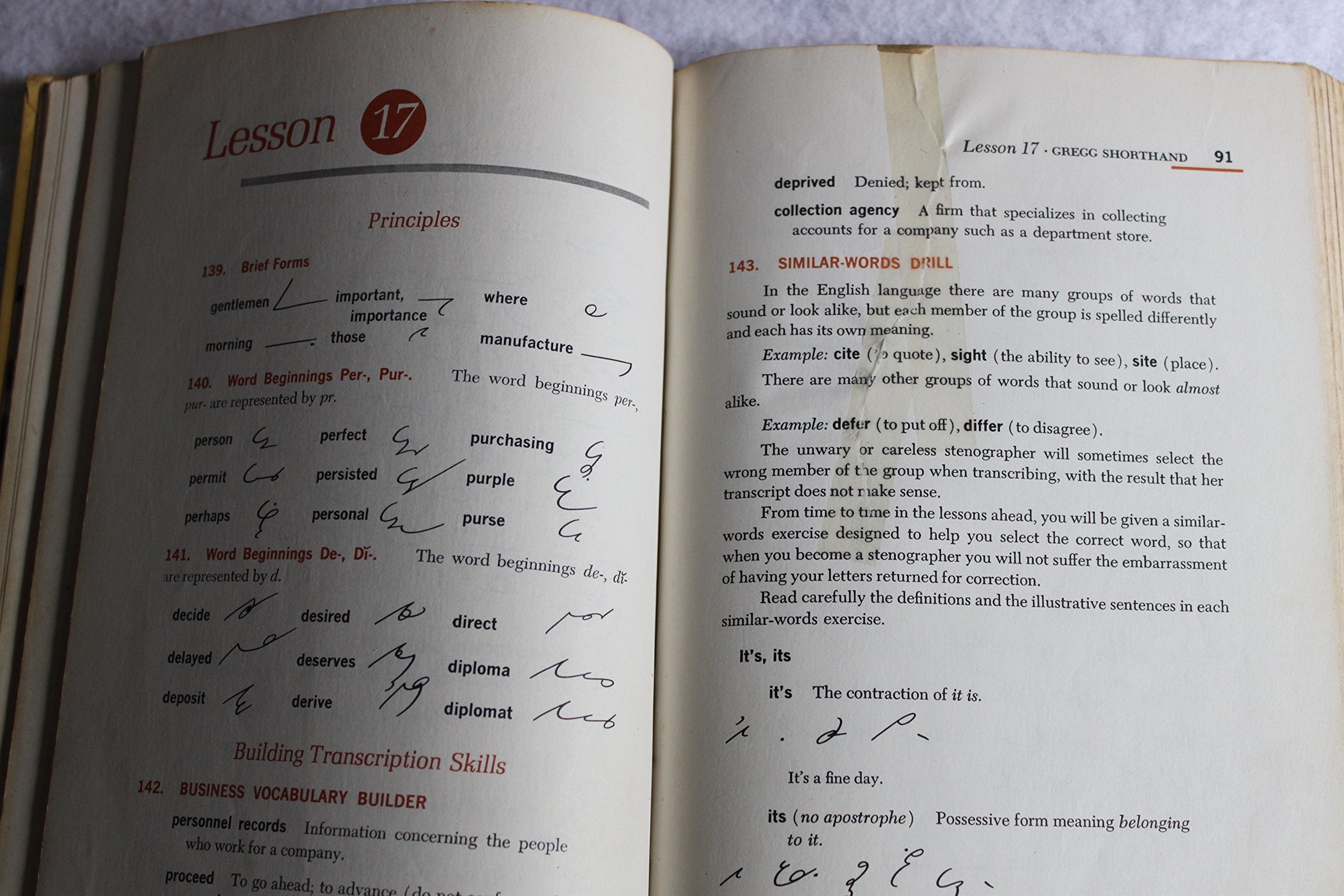 Gregg Shorthand,Used