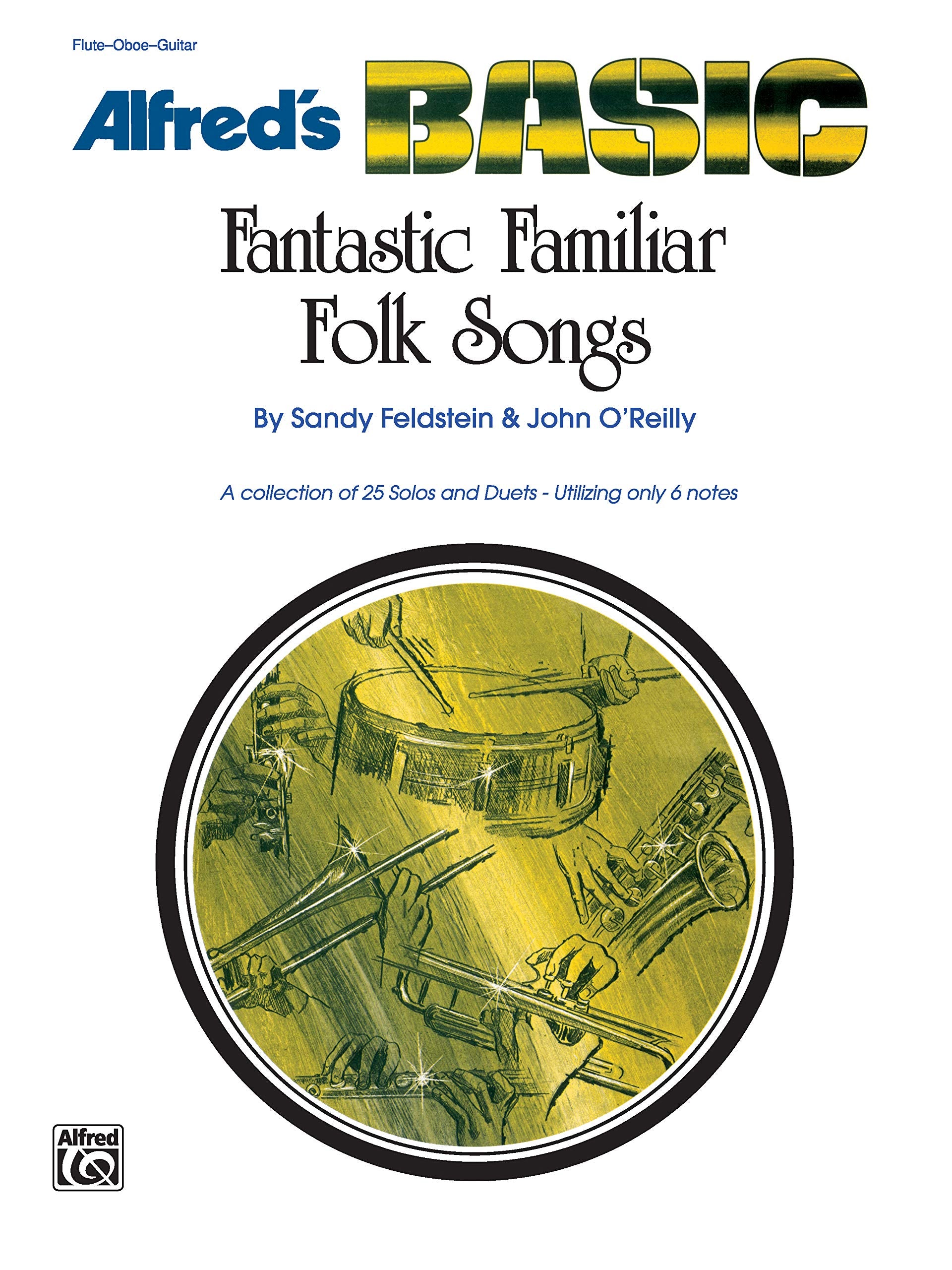 Fantastic Familiar Folk Songs for Flute, Oboe, and Guitar,Used