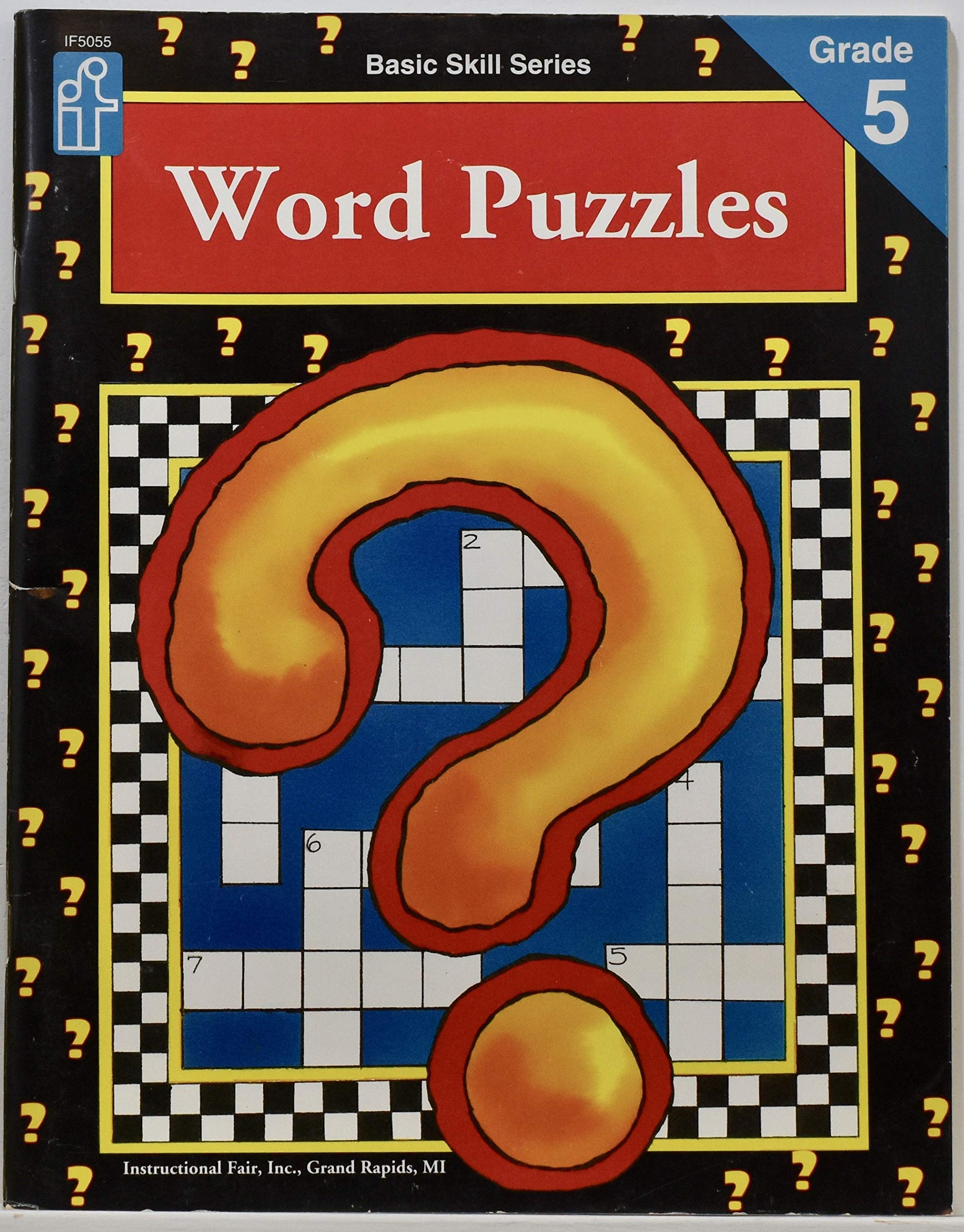 Word Puzzles, Grade 5,Used