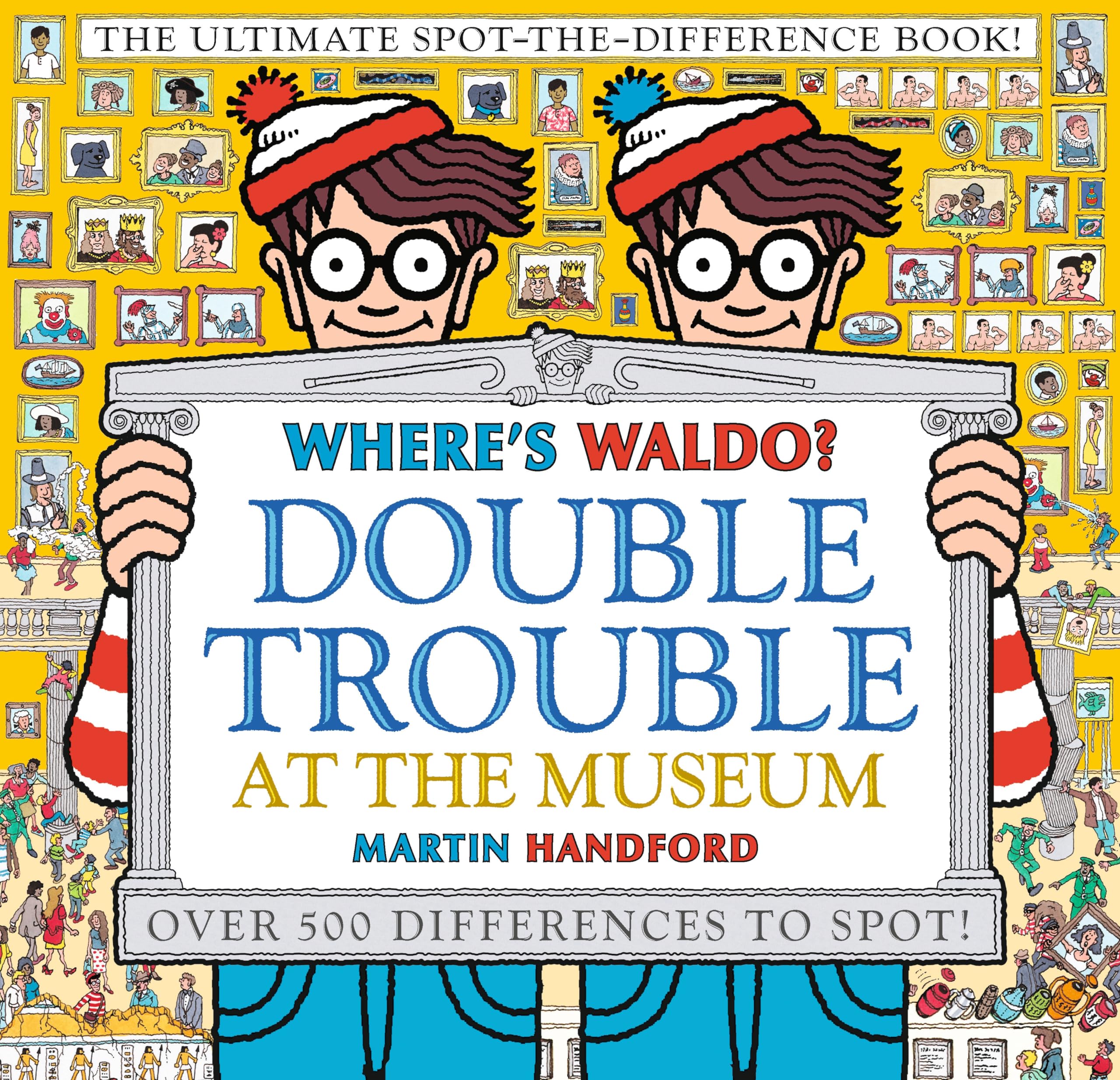Where's Waldo? Double Trouble at the Museum: The Ultimate SpottheDifference Book,Used