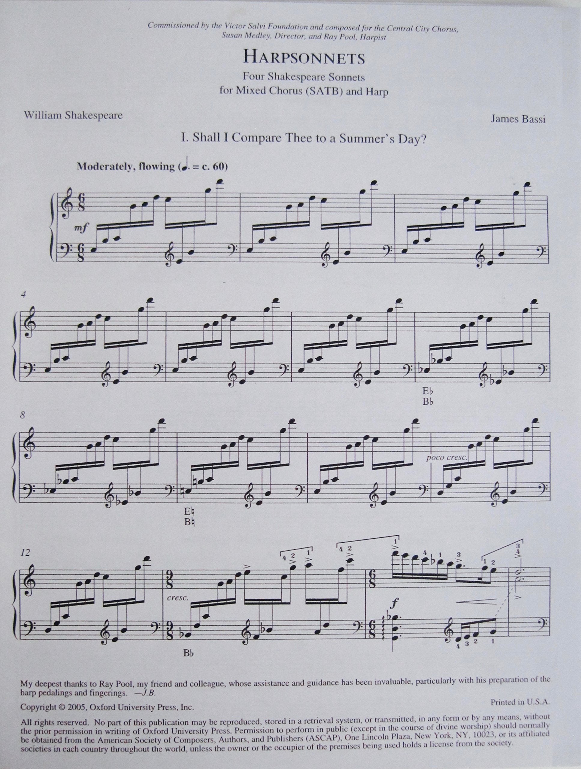 Harpsonnets,Used