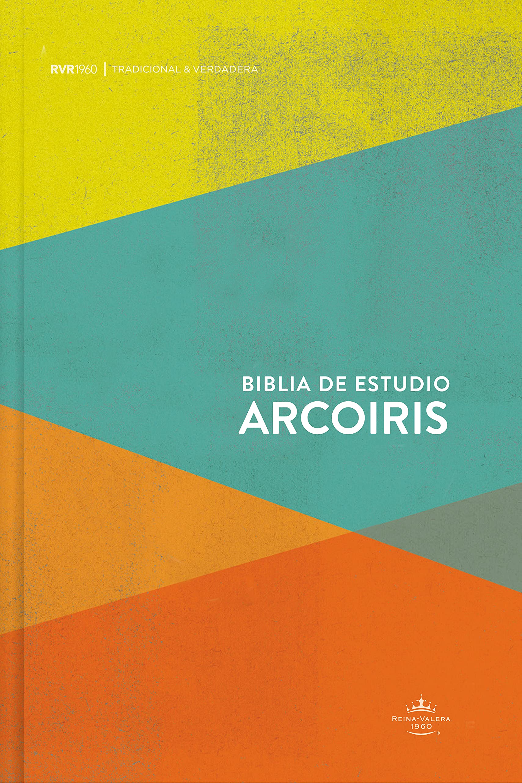 Biblia Reina Valera 1960 de Estudio Arco?ris multicolor, tapa dura RVR 1960 Rainbow Study Bible, Multicolor, Hardcover (Spanish,Used