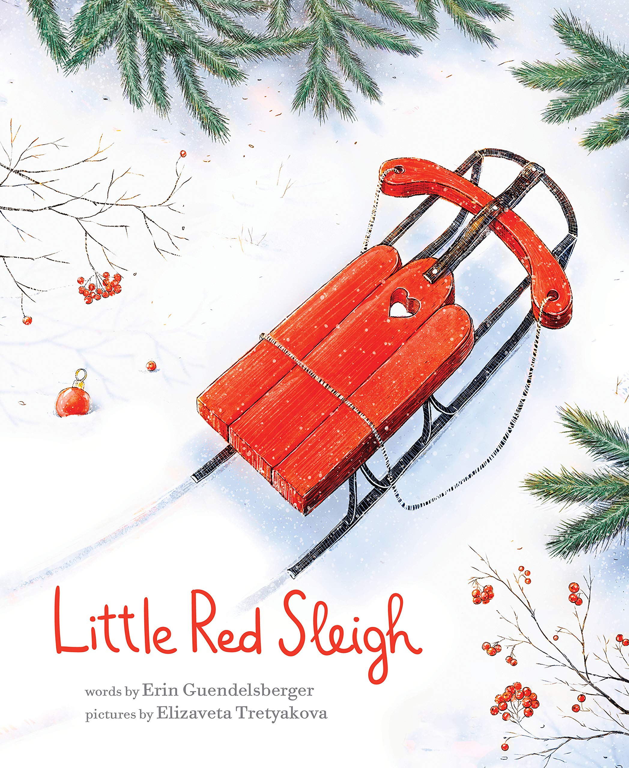 Little Red Sleigh: A Heartwarming Christmas Book For Children (Little Heroes, Big Hearts),New