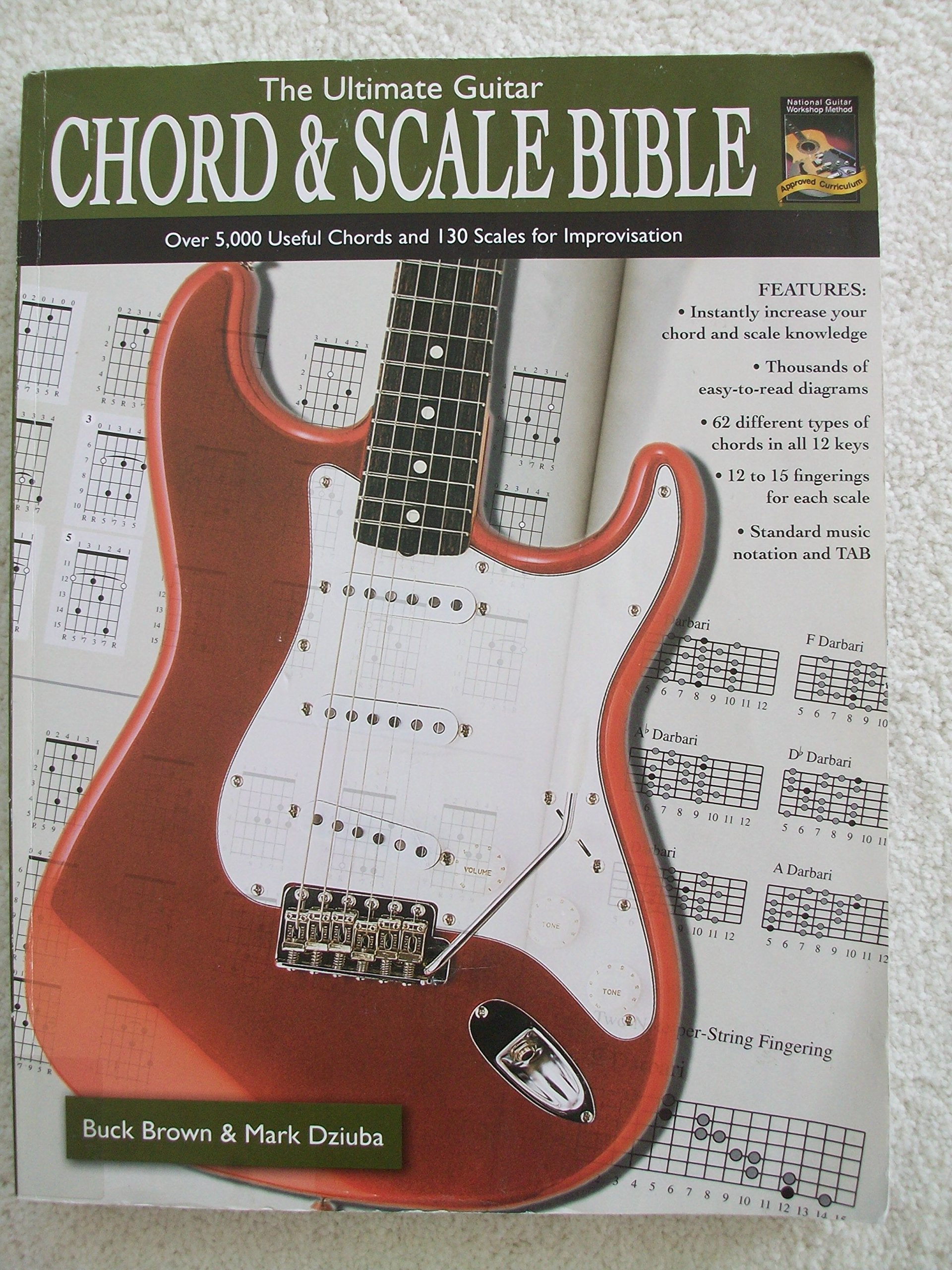 The Ultimate Guitar Chord & Scale Bible: Over 5,000 Useful Chords and 130 Scales for Improvisation (National Guitar Workshop),Used