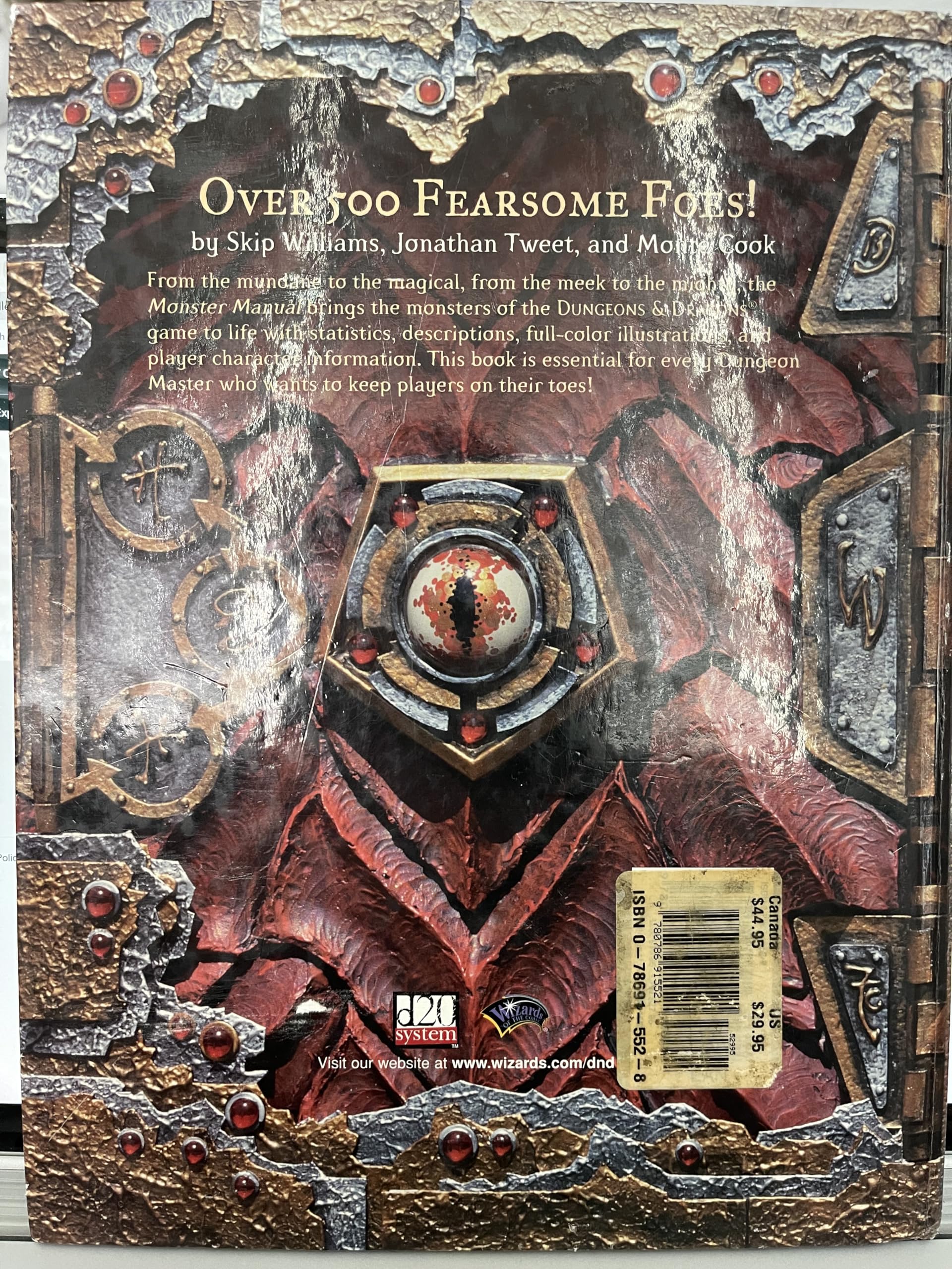 Monster Manual: Core Rulebook III (Dungeons & Dragons),New
