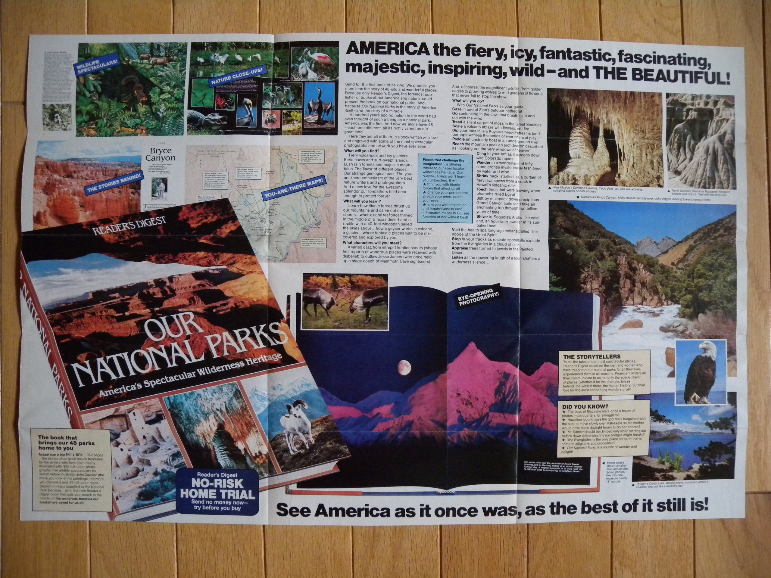 Our national parks: America's spectacular wilderness heritage,Used