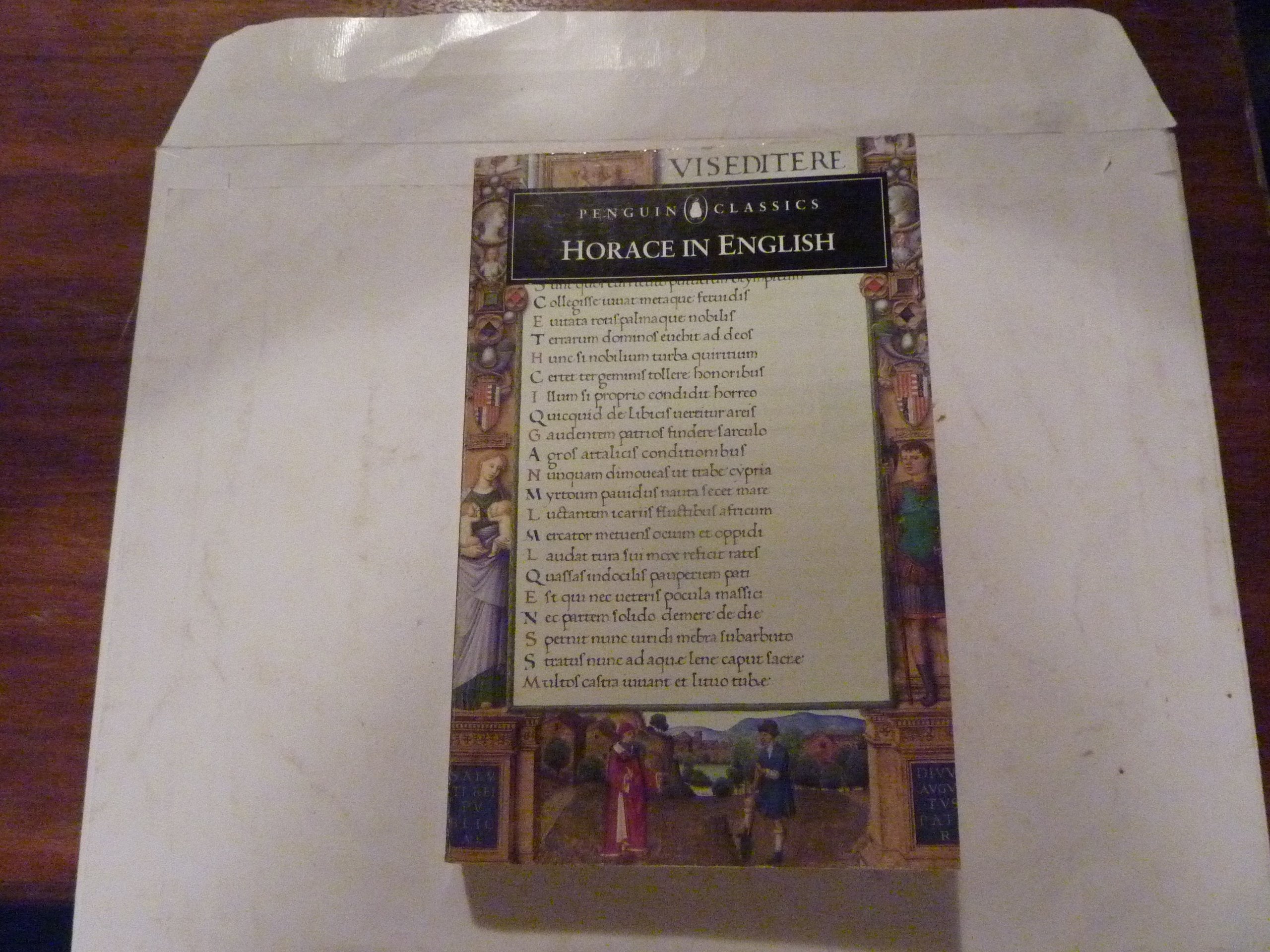 Horace In English (Poets In Translation, Penguin),New