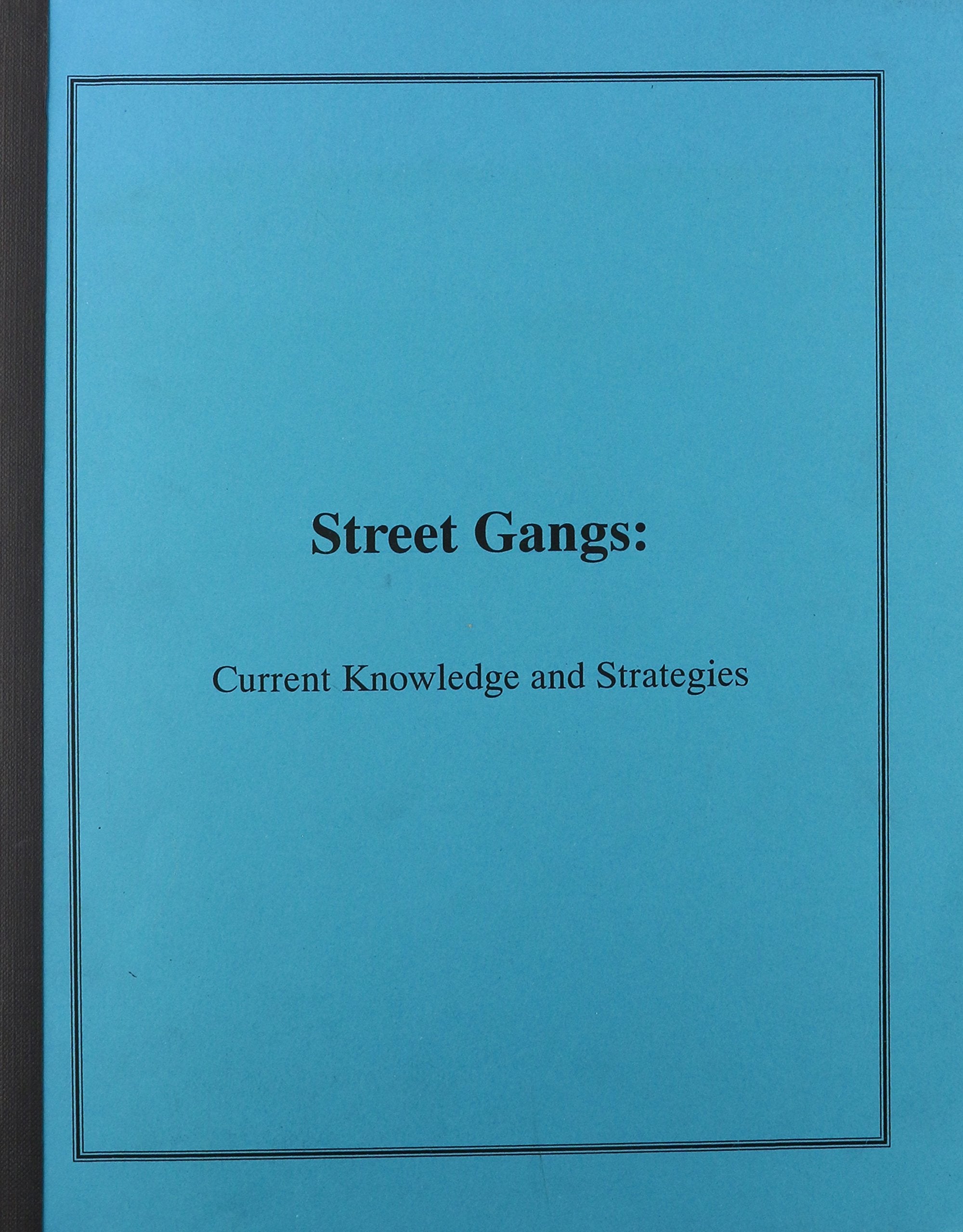 Street Gangs: Current Knowledge and Strategies,Used