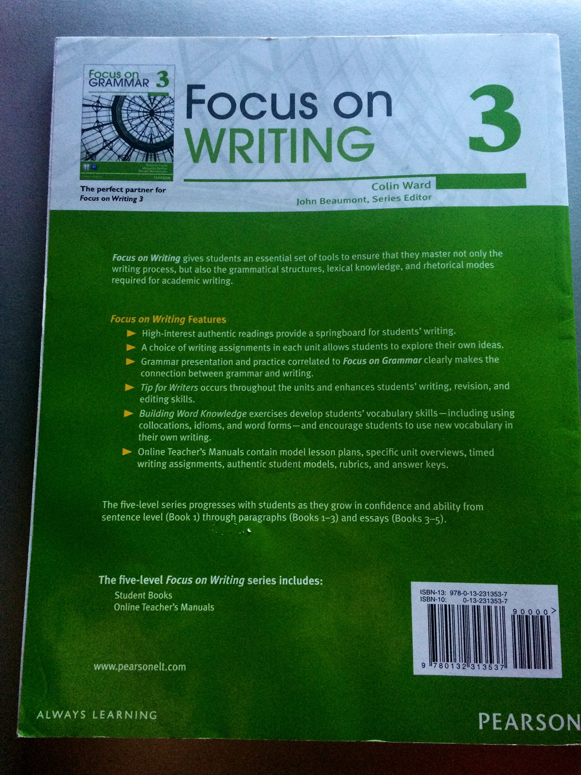 FOCUS ON WRITING 3 BOOK 231353,Used