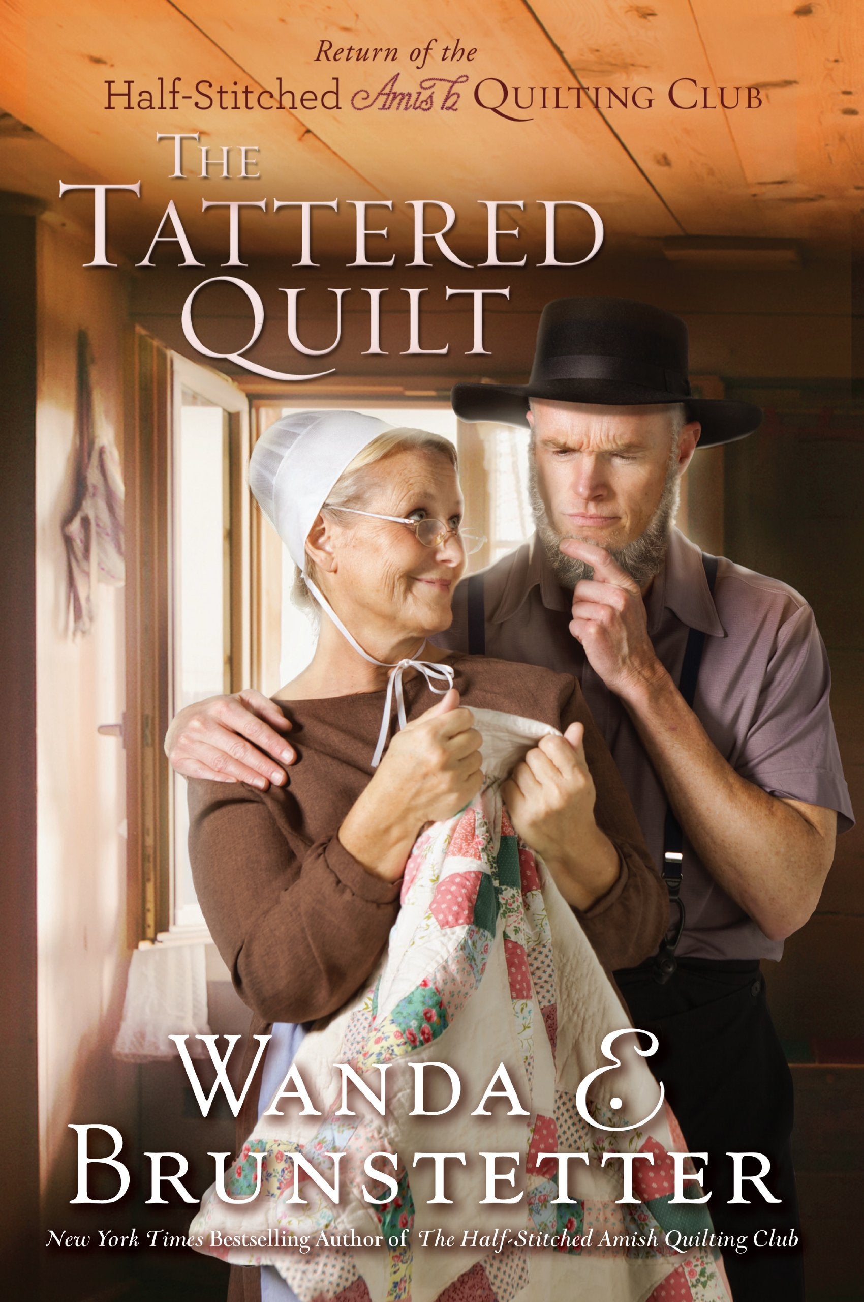 The Tattered Quilt: The Return of the HalfStitched Amish Quilting Club (Christian Large Print Originals),Used
