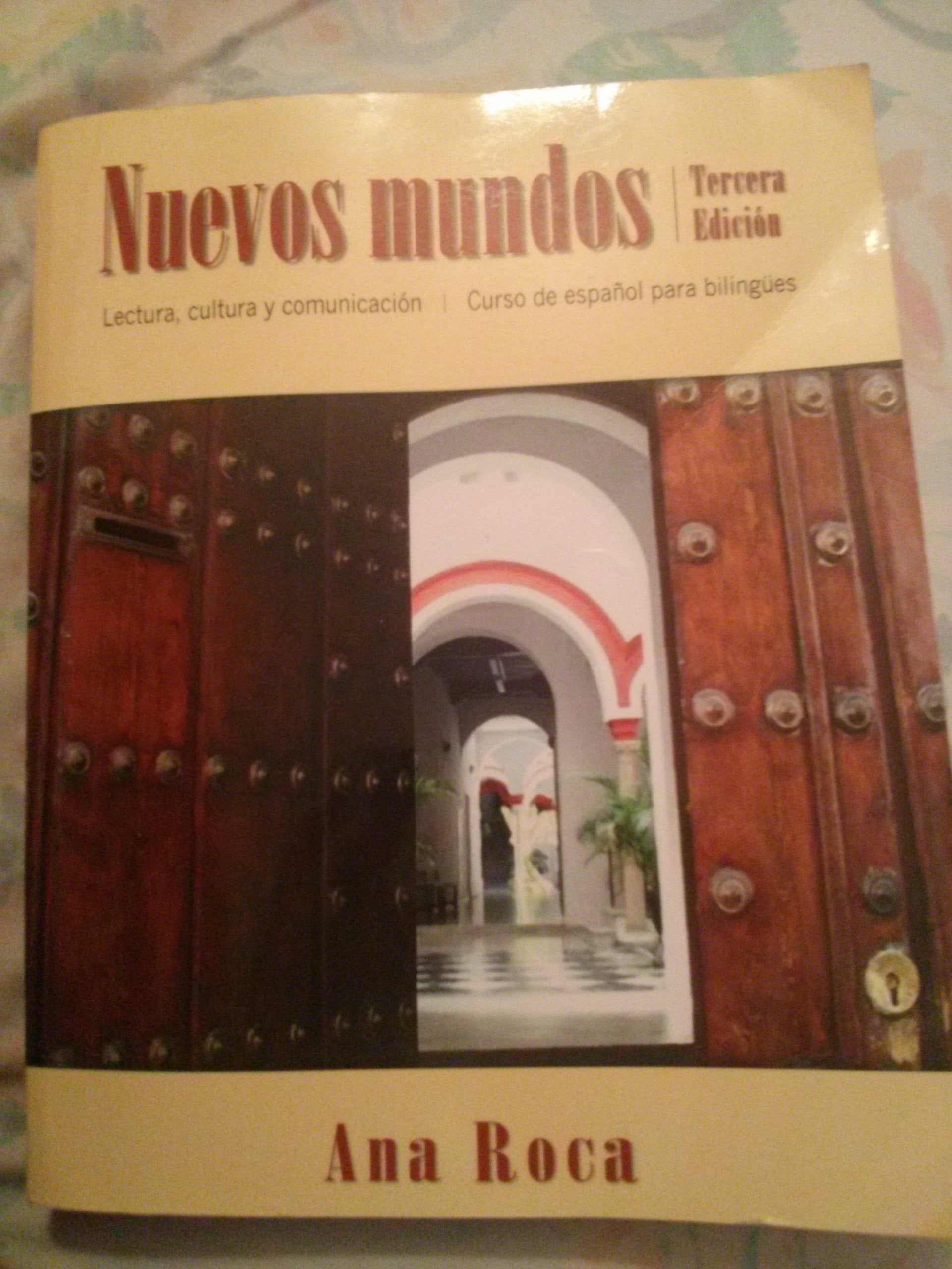 Nuevos mundos: Curso de espanol para bilingues,Used