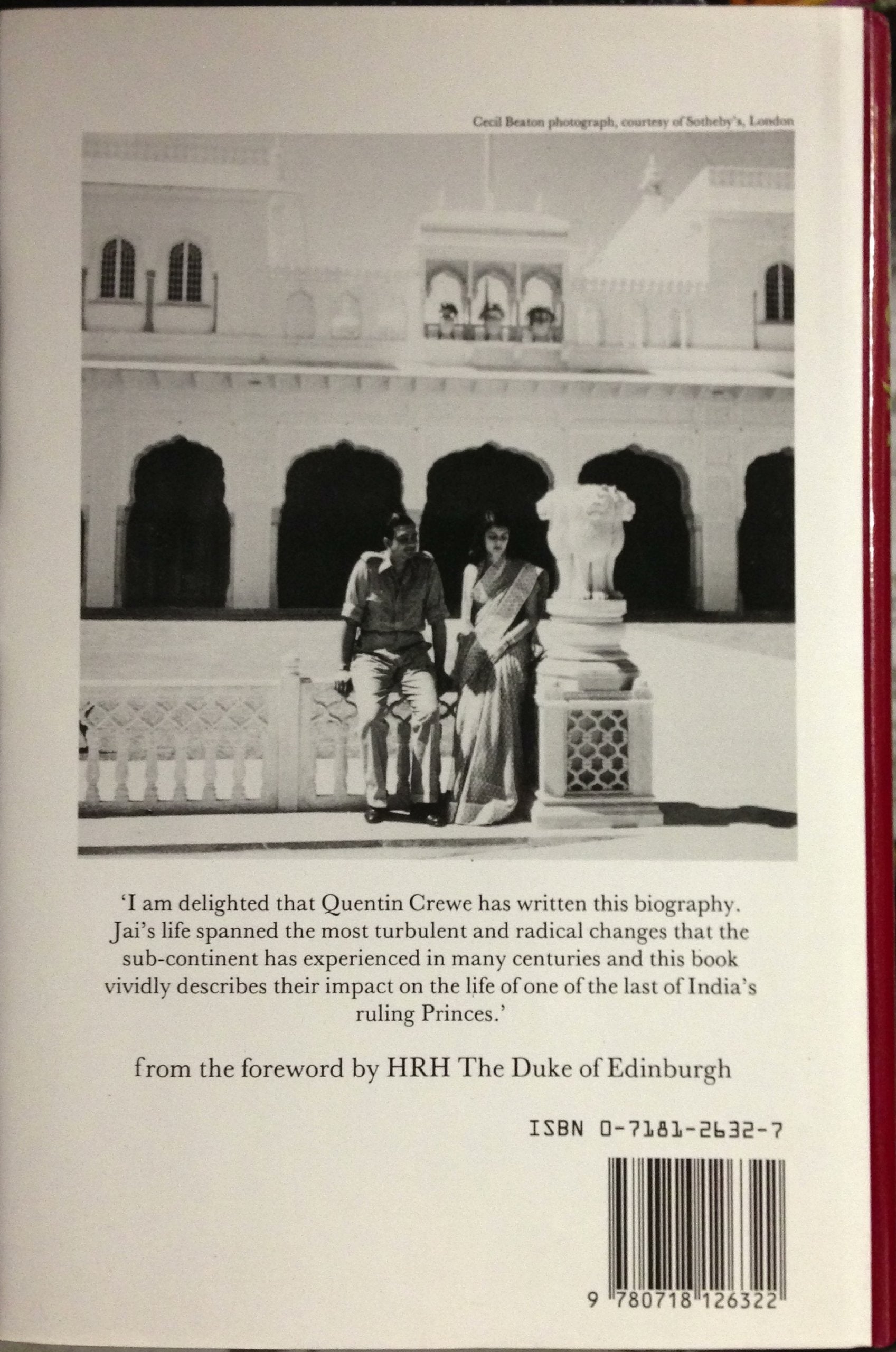 The last Maharaja: A biography of Sawai Man Singh II, Maharaja of Jaipur,Used