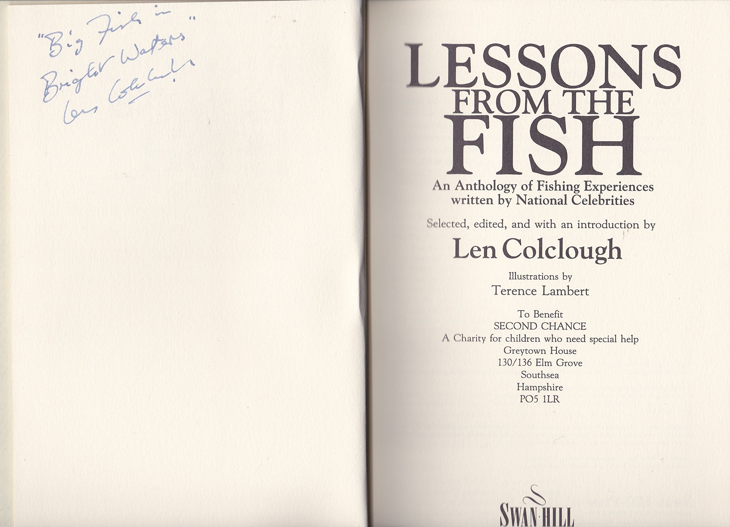 Lessons from the Fish: An Anthology of Fishing Experiences,Used