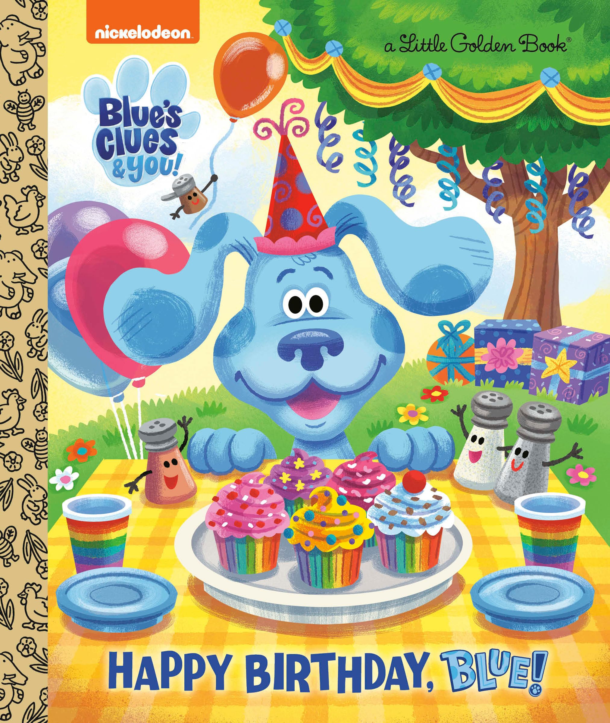 Happy Birthday, Blue! (Blue's Clues & You) (Little Golden Book),New