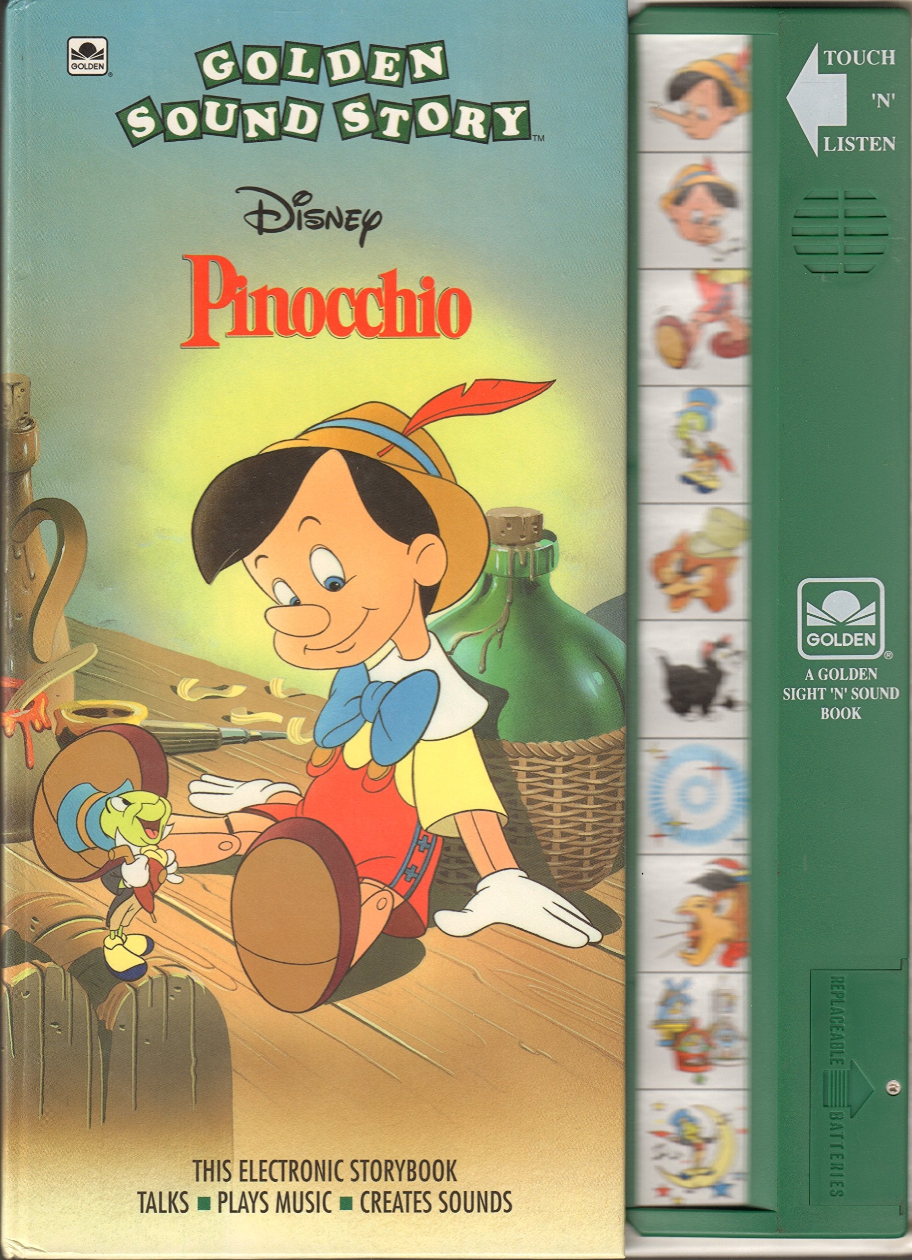 Pinocchio (A Golden Sight And Sound Book)