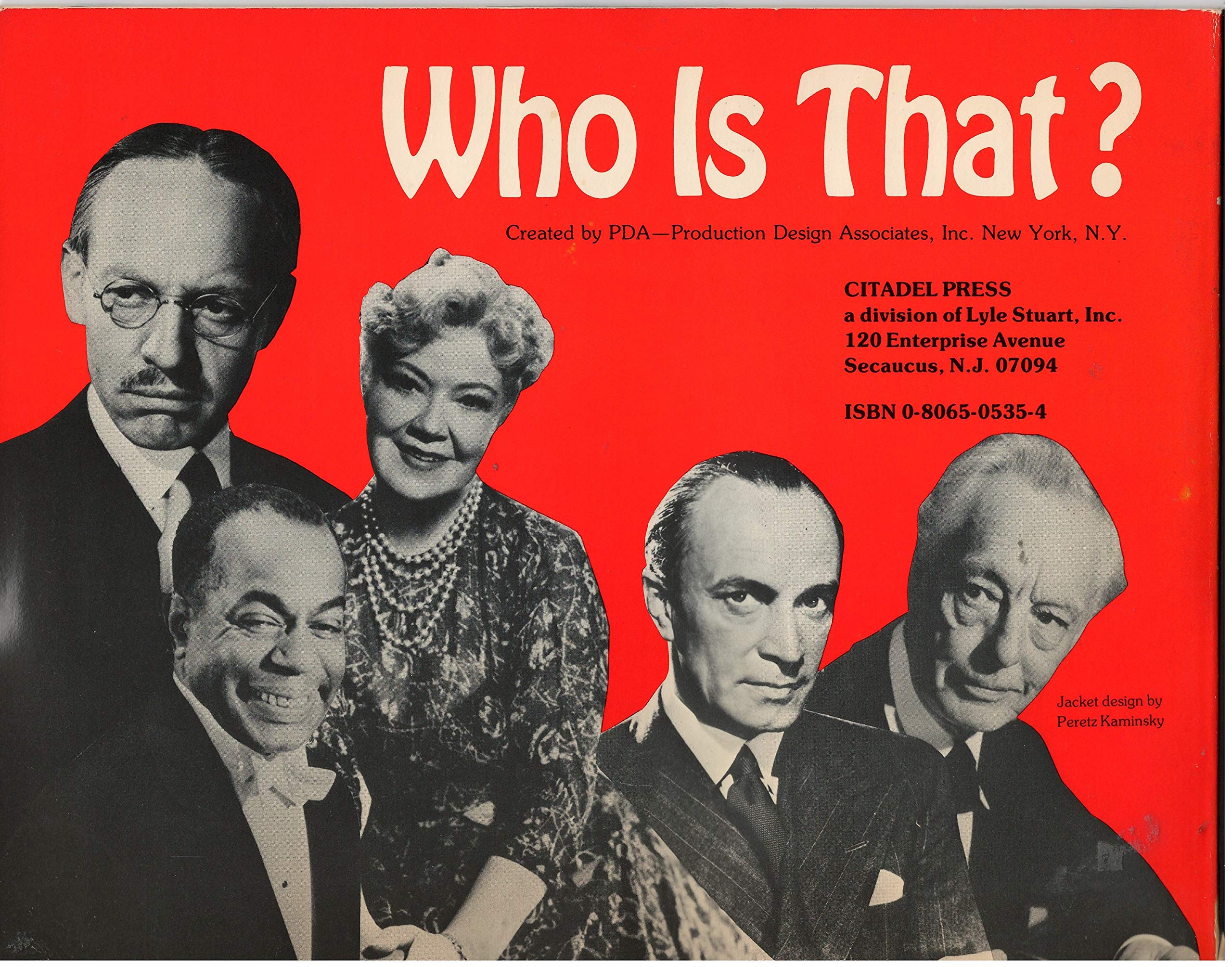 Who Is That?: The Late Viewer's Guide to the Old, Old Movie Players,Used