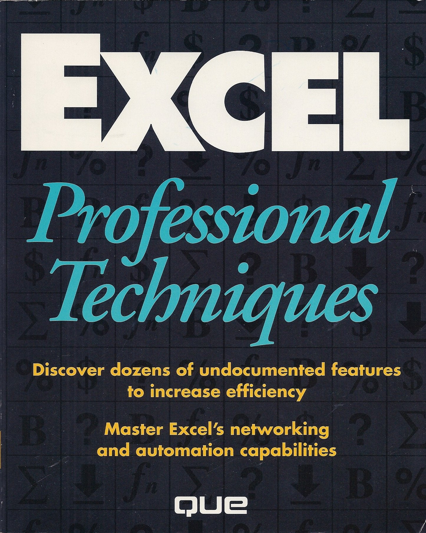 Excel Professional Techniques,Used