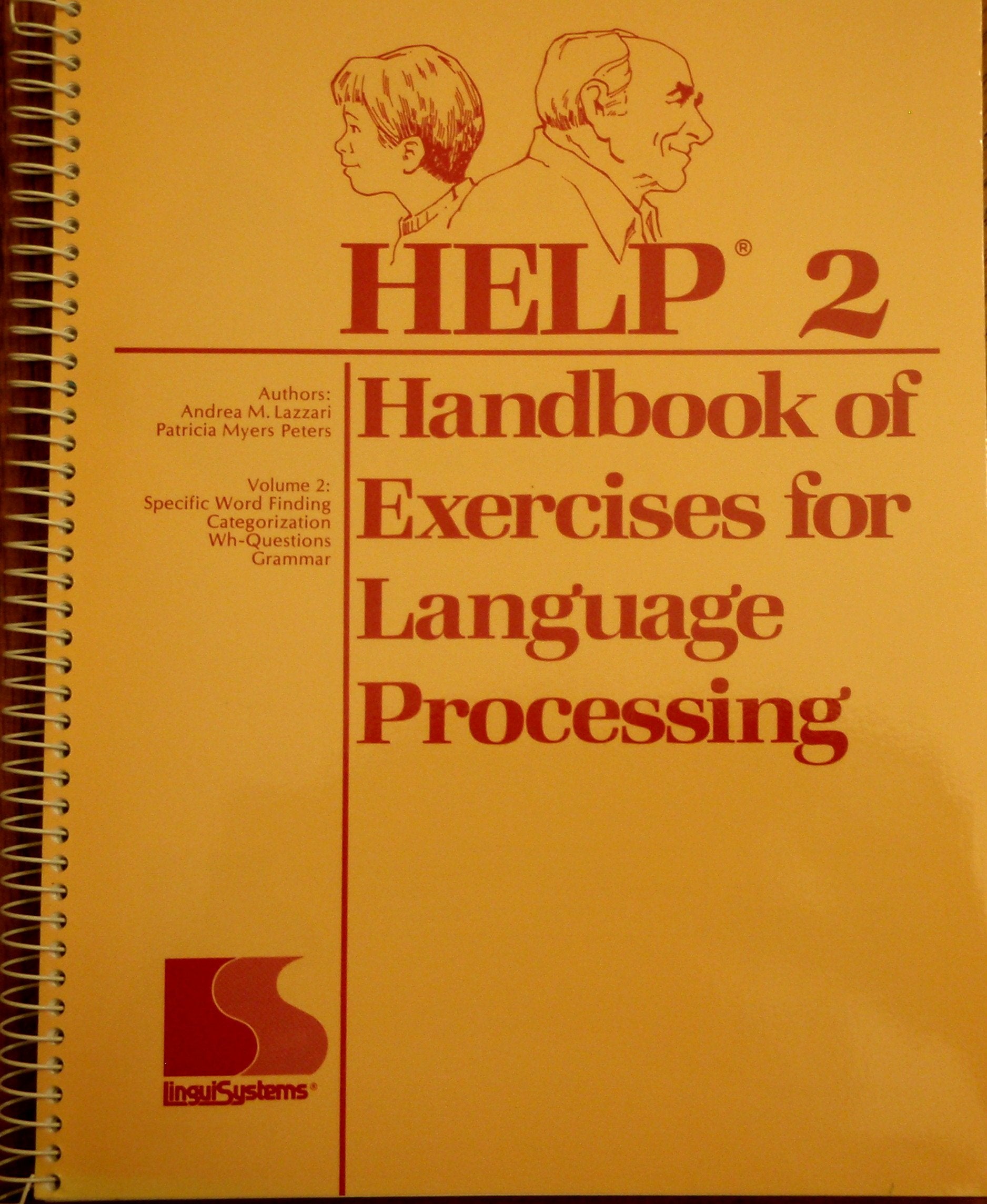 Help Two (Handbook of Exercises for Language Processing),Used