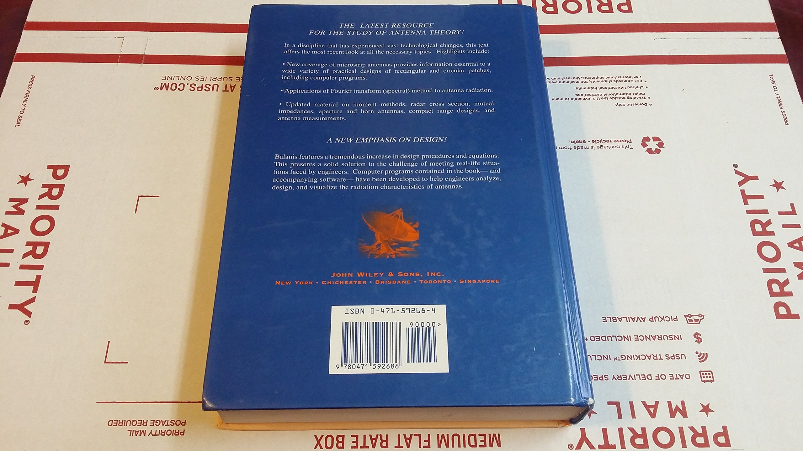 Antenna Theory: Analysis and Design, 2nd Edition,Used