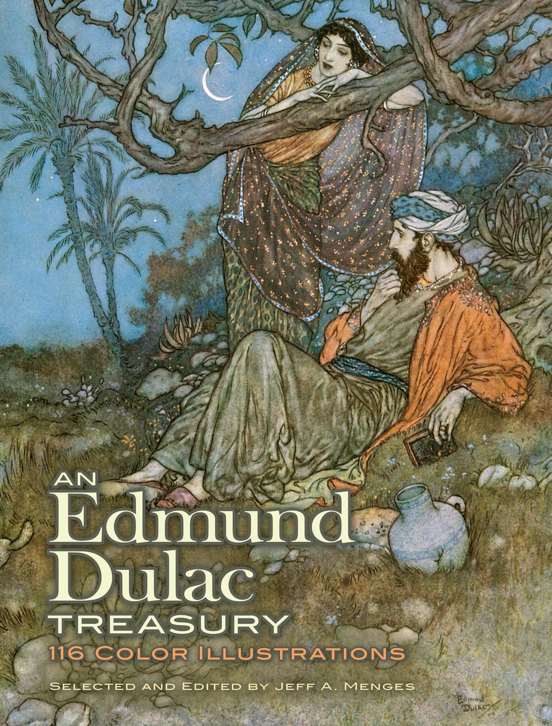 An Edmund Dulac Treasury: 116 Color Illustrations (Dover Fine Art, History Of Art),Used