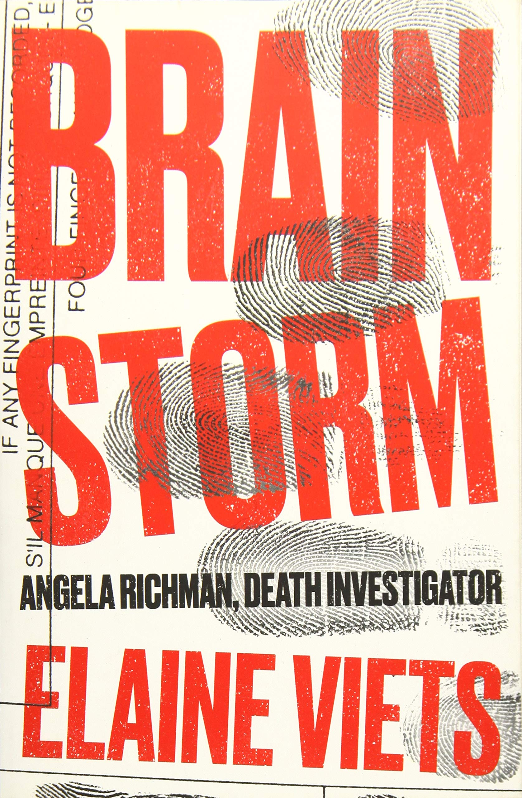 Brain Storm (Angela Richman, Death Investigator, 1),Used