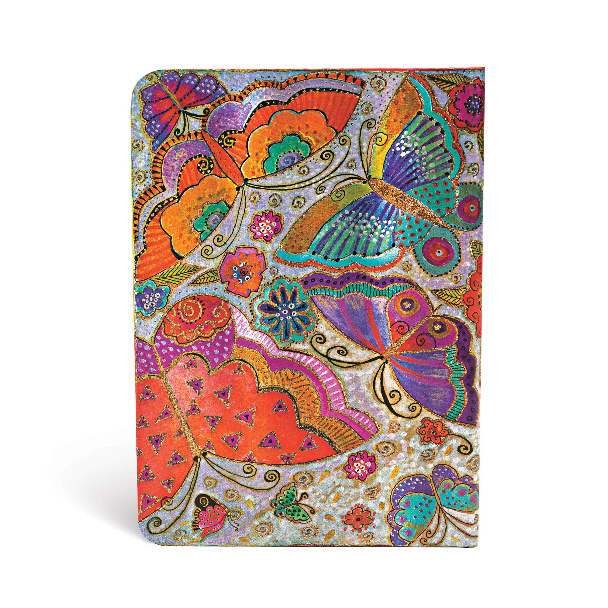 Paperblanks  Flutterbyes  Playful Creations  Hardcover  Midi  Lined  Elastic Band Closure  176 Pg  85 GSM,Used