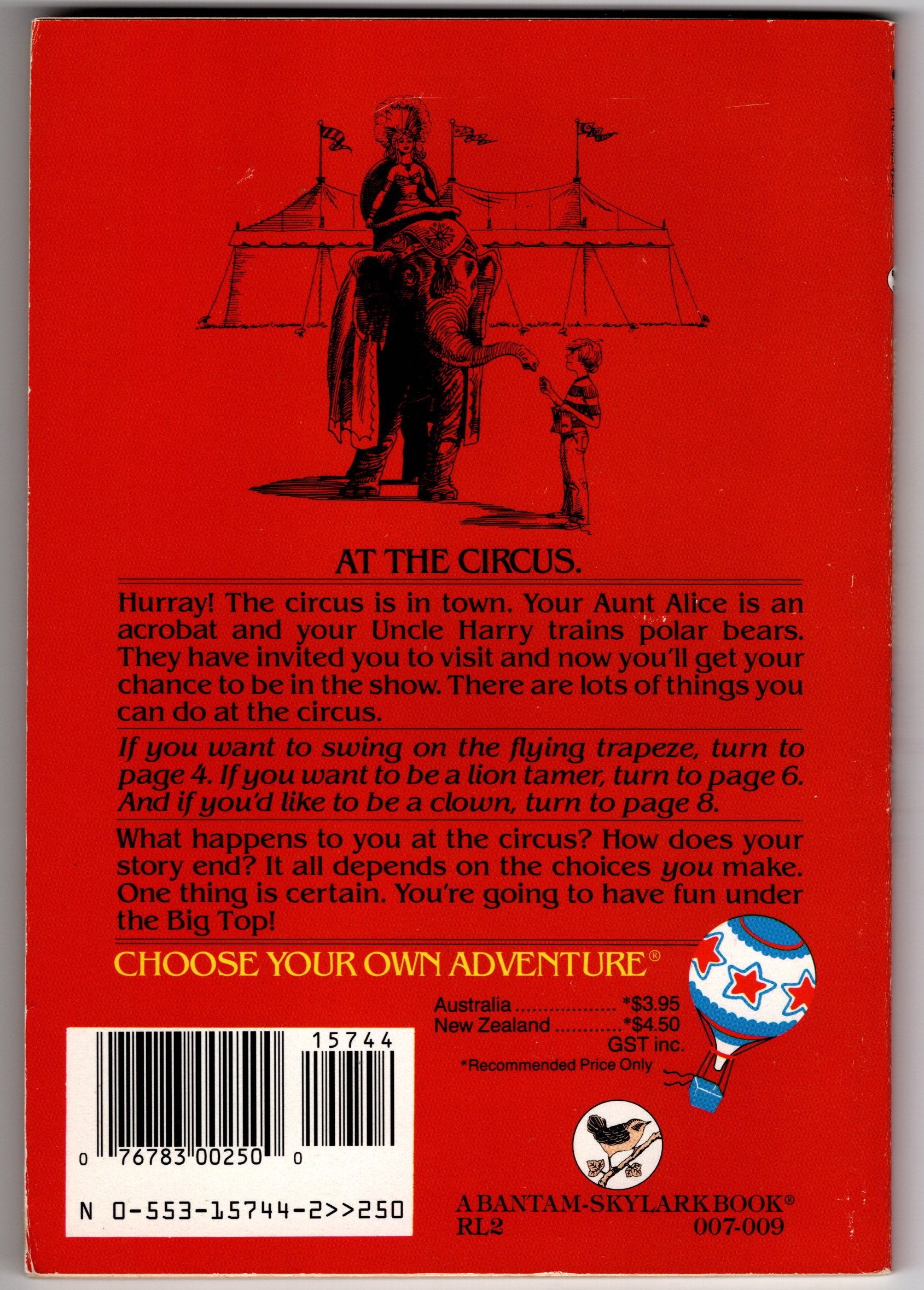 The Circus (Choose Your Own Adventure),Used