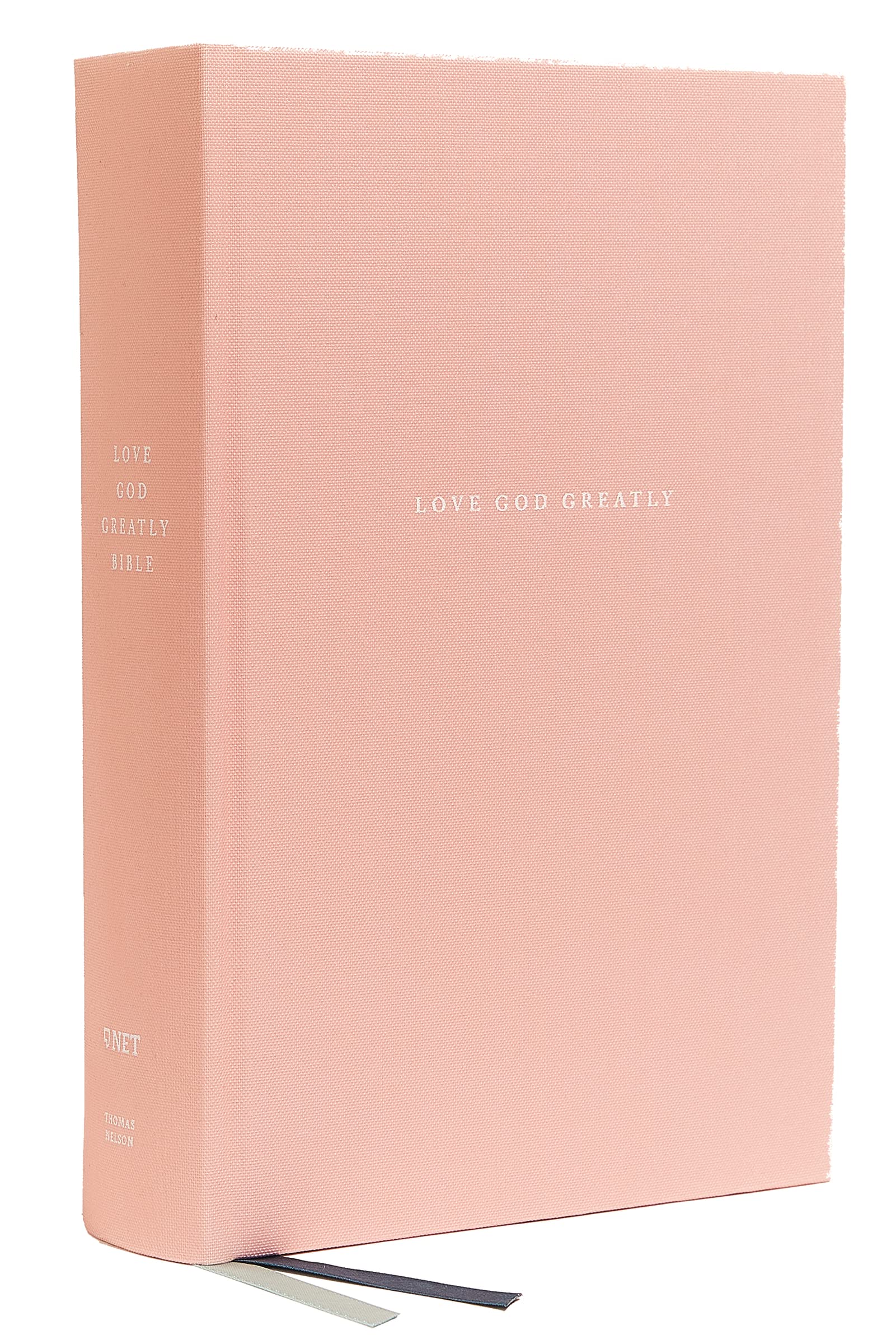 Love God Greatly Bible: A Soap Method Study Bible For Women (Net, Pink Clothoverboard, Thumb Indexed, Comfort Print)