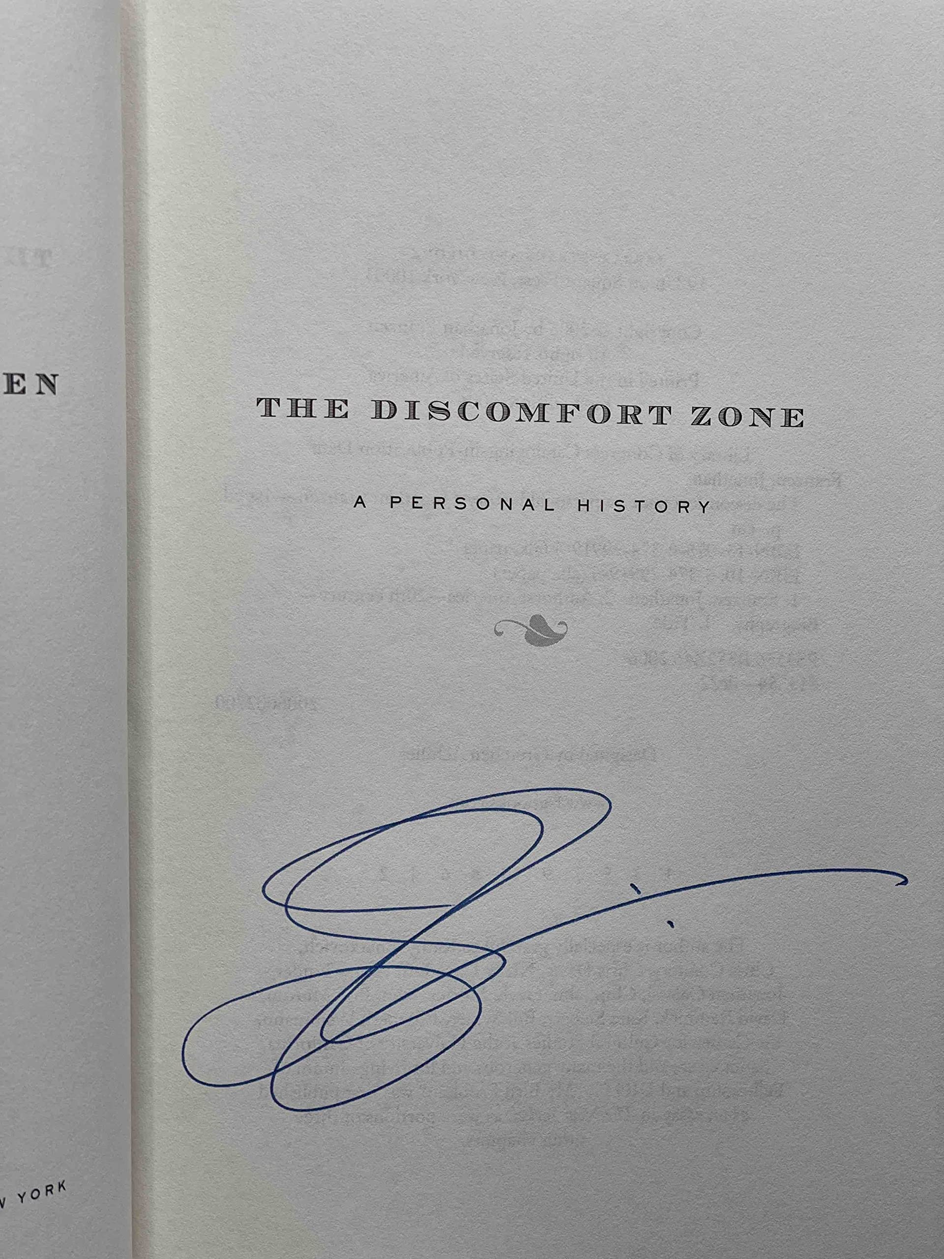 The Discomfort Zone: A Personal History,New