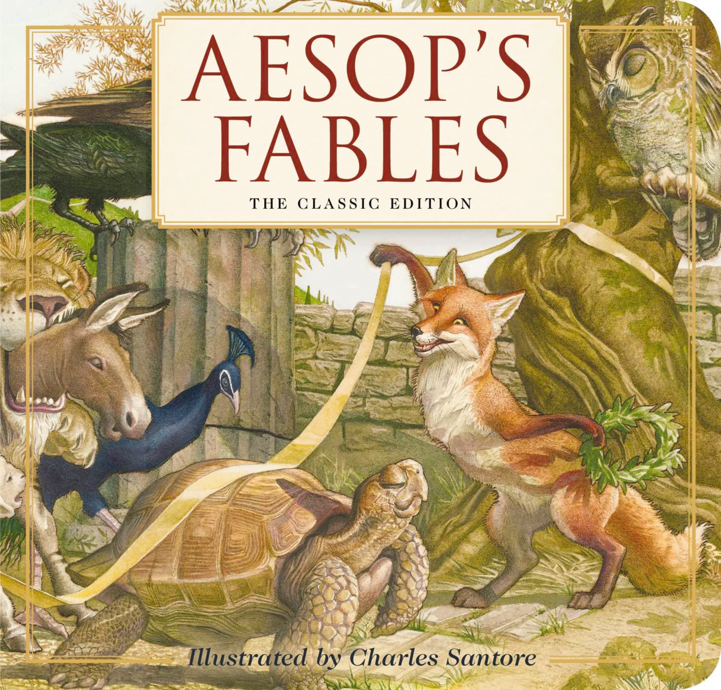Aesop's Fables Board Book: The Classic Edition (Illustrated Collection Of Aesop's Fables),Used