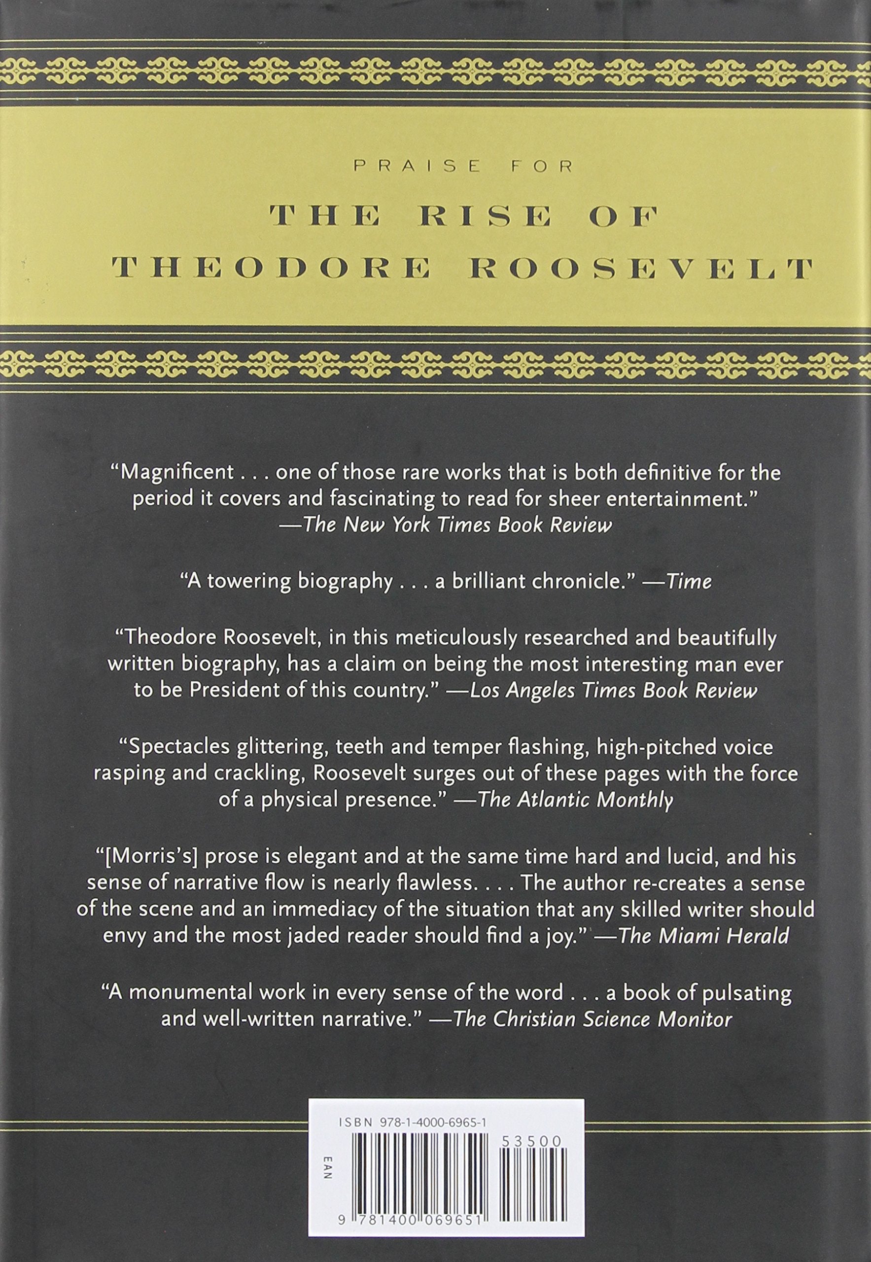 Edmund Morris's Theodore Roosevelt Trilogy Bundle: The Rise of Theodore Roosevelt, Theodore Rex, and Colonel Roosevelt,Used