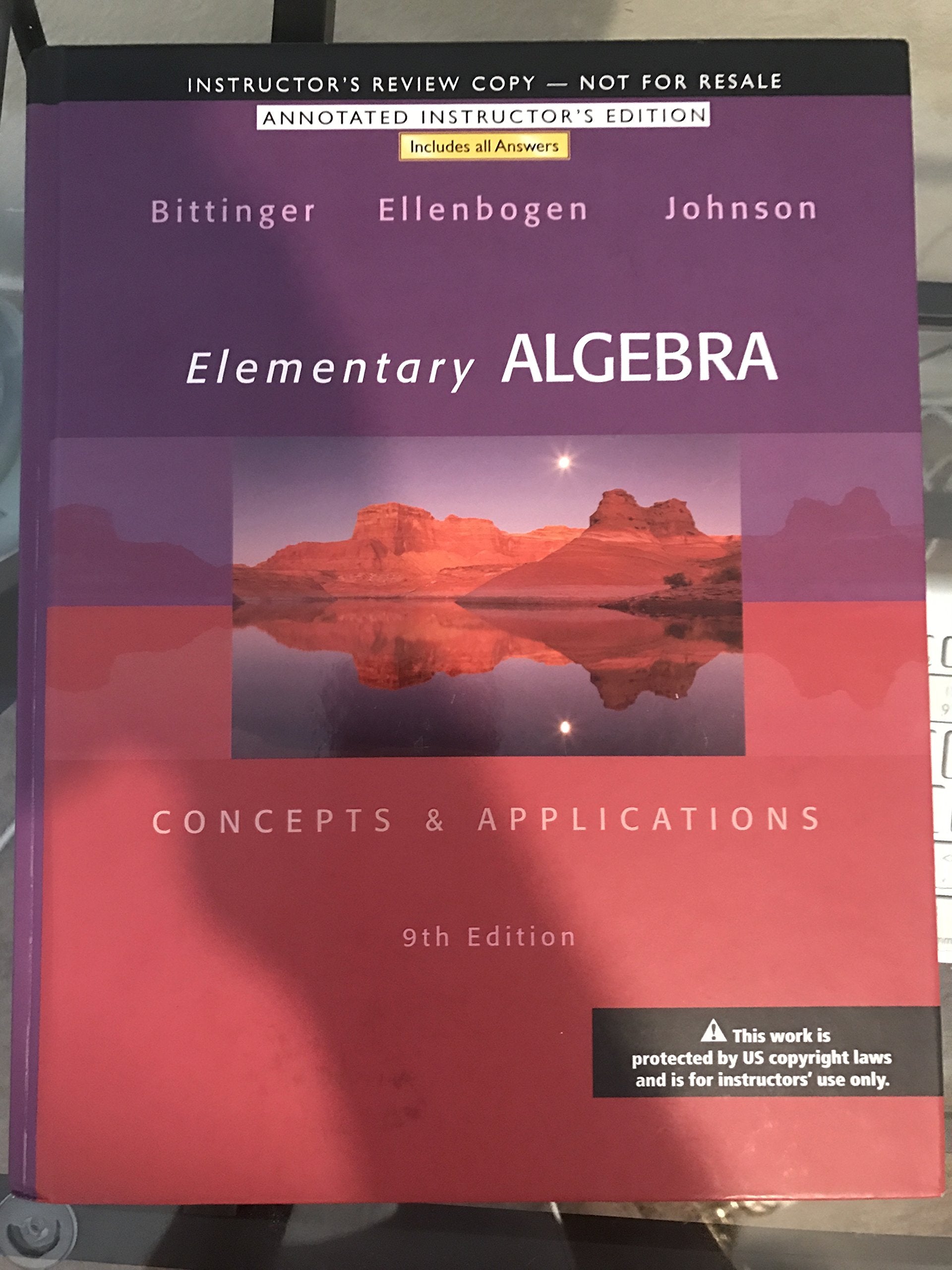 Elementary Algebra: Concepts & Applications (9th Edition),New